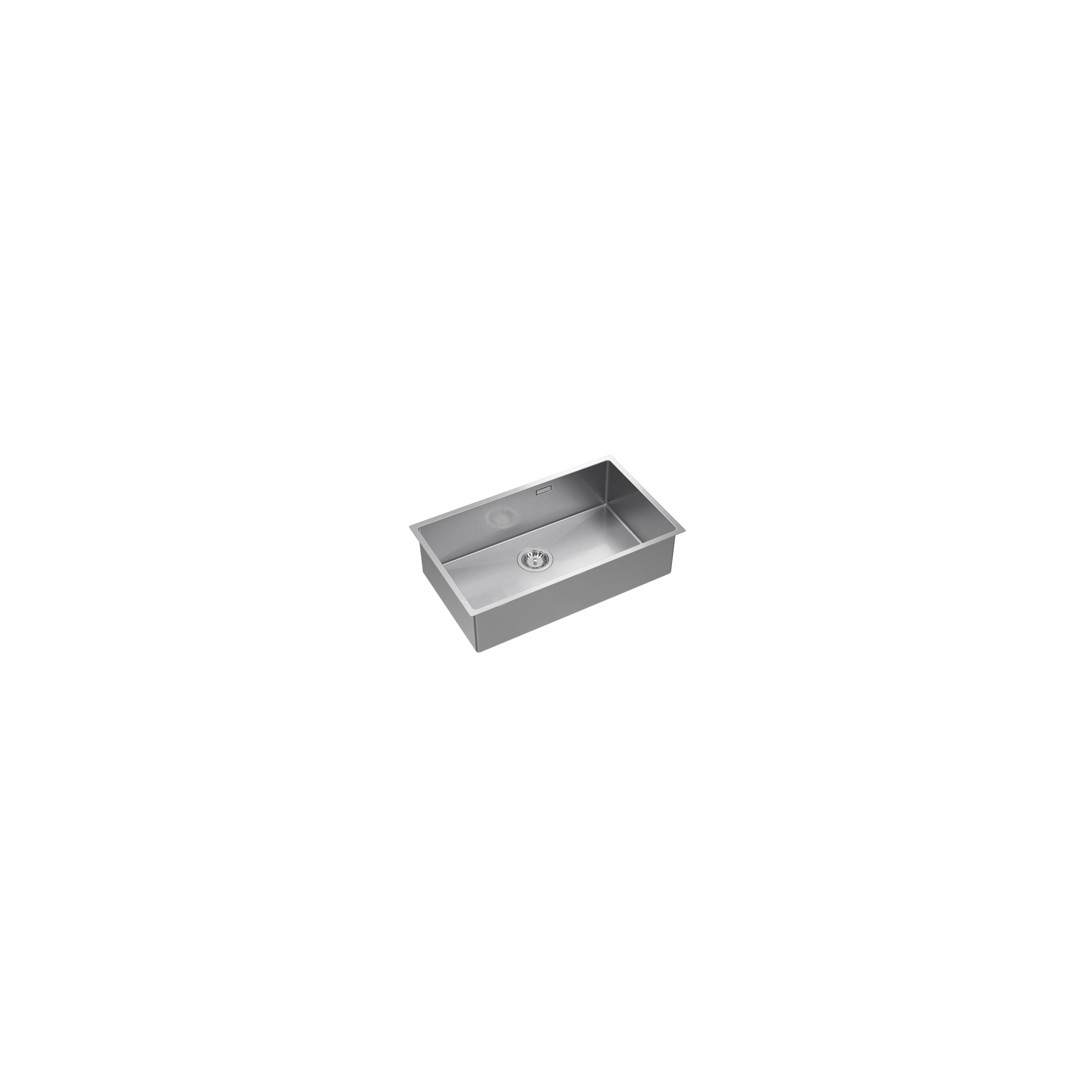 Ocelový dřez ANTHONY 80 BRUSH NICKEL