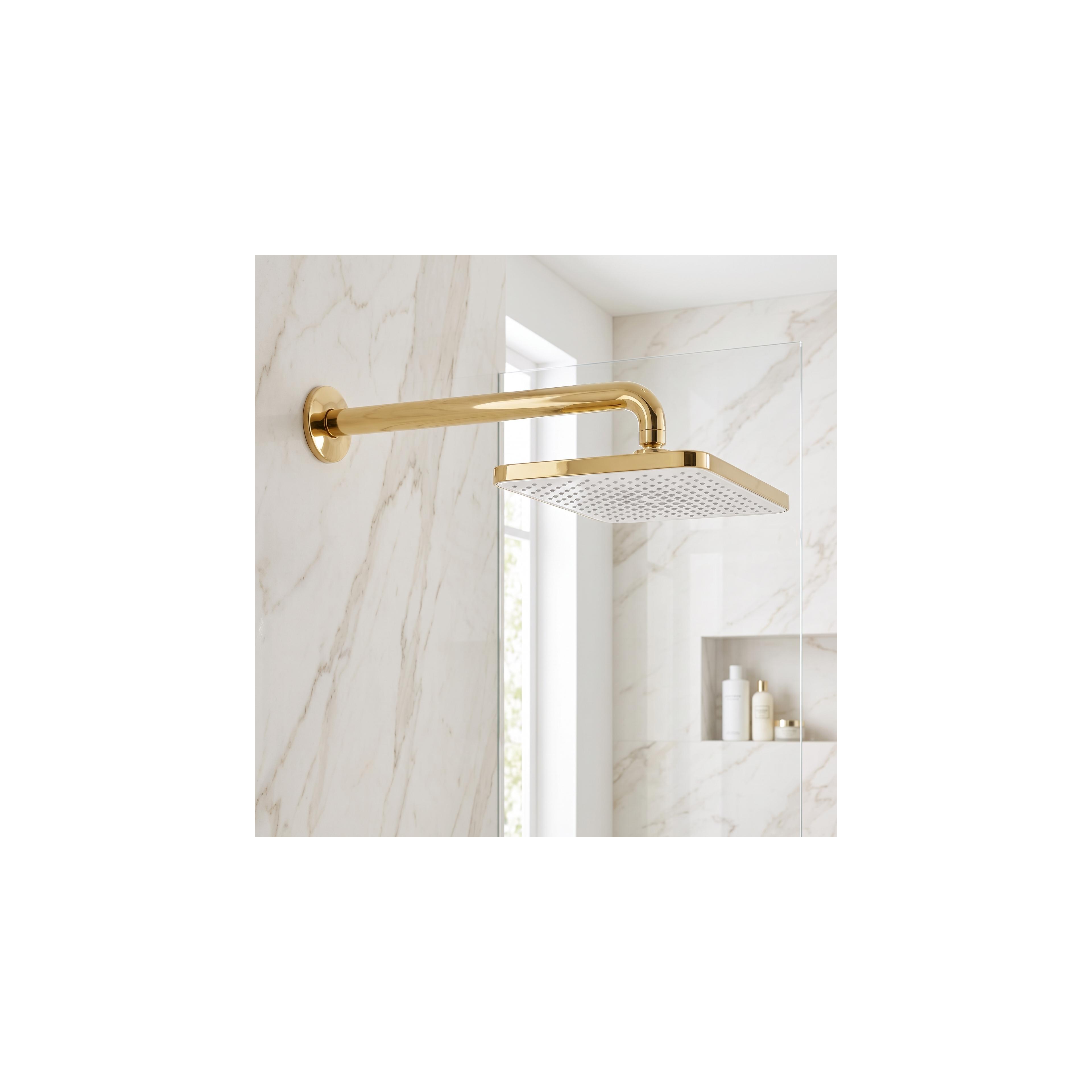 Прямоугольный верхний душ REA JS-032 Gold