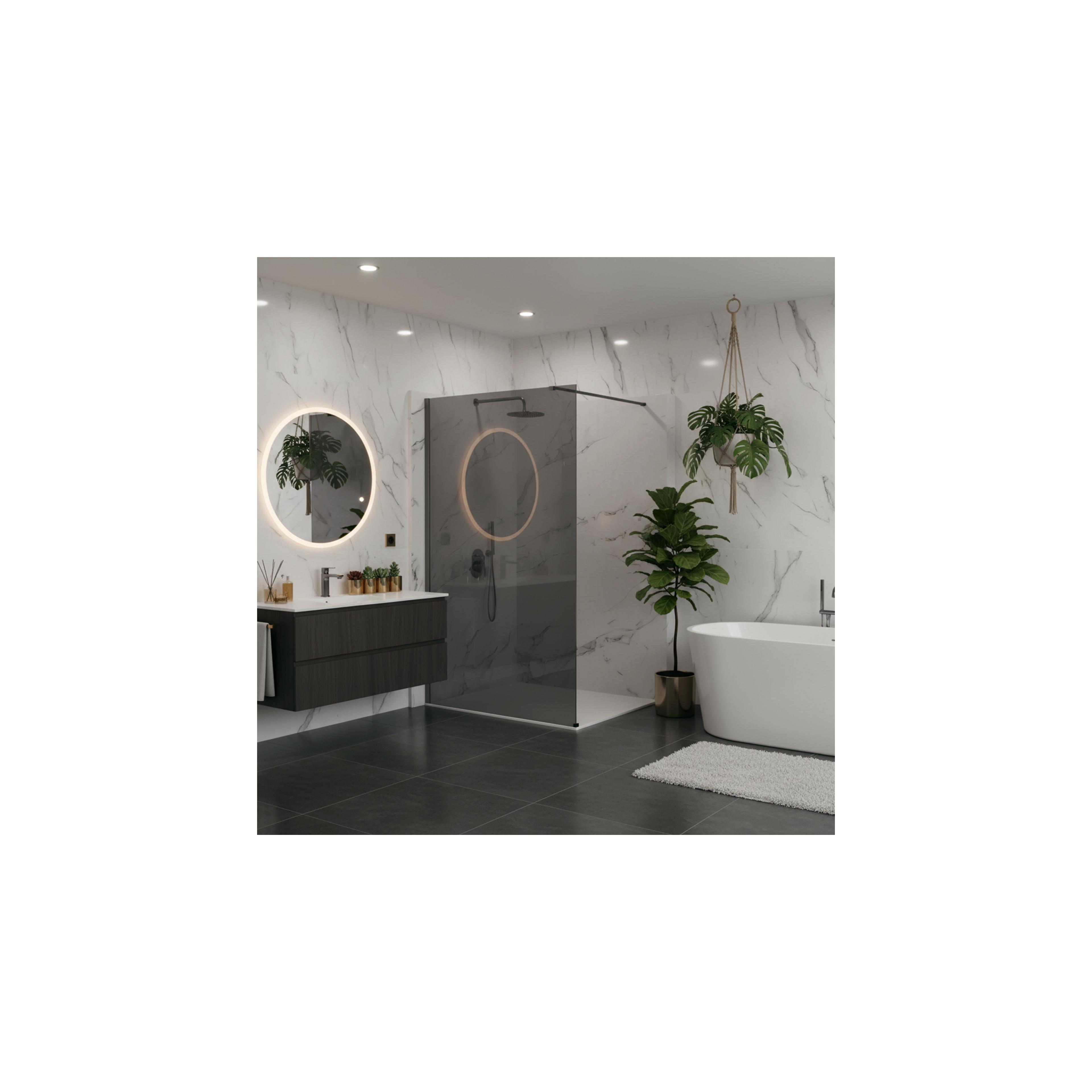 Kabina prysznicowa Walk-In Rea Flexi Grey / Tytan 110