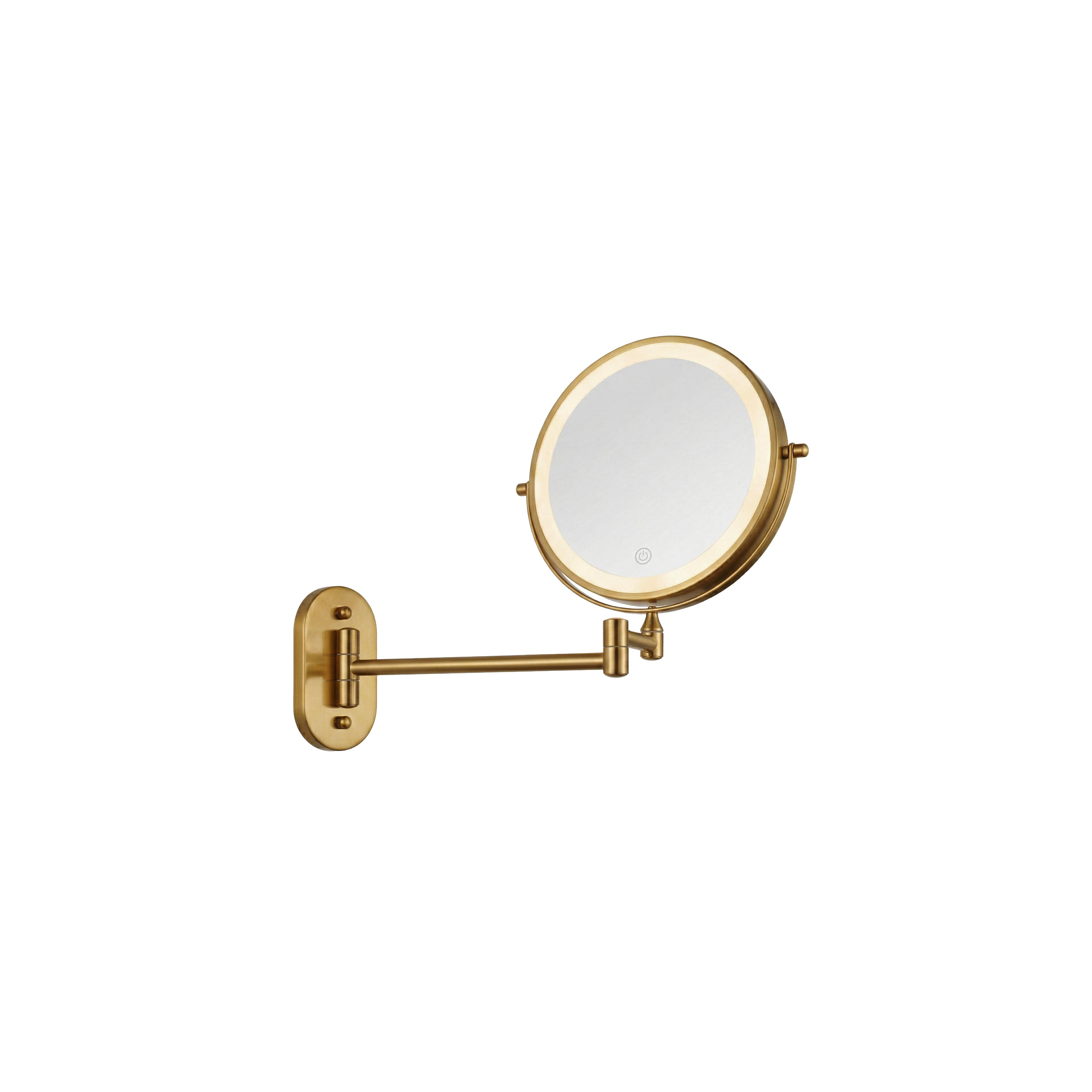 Miroir LED Glow Old Gold
