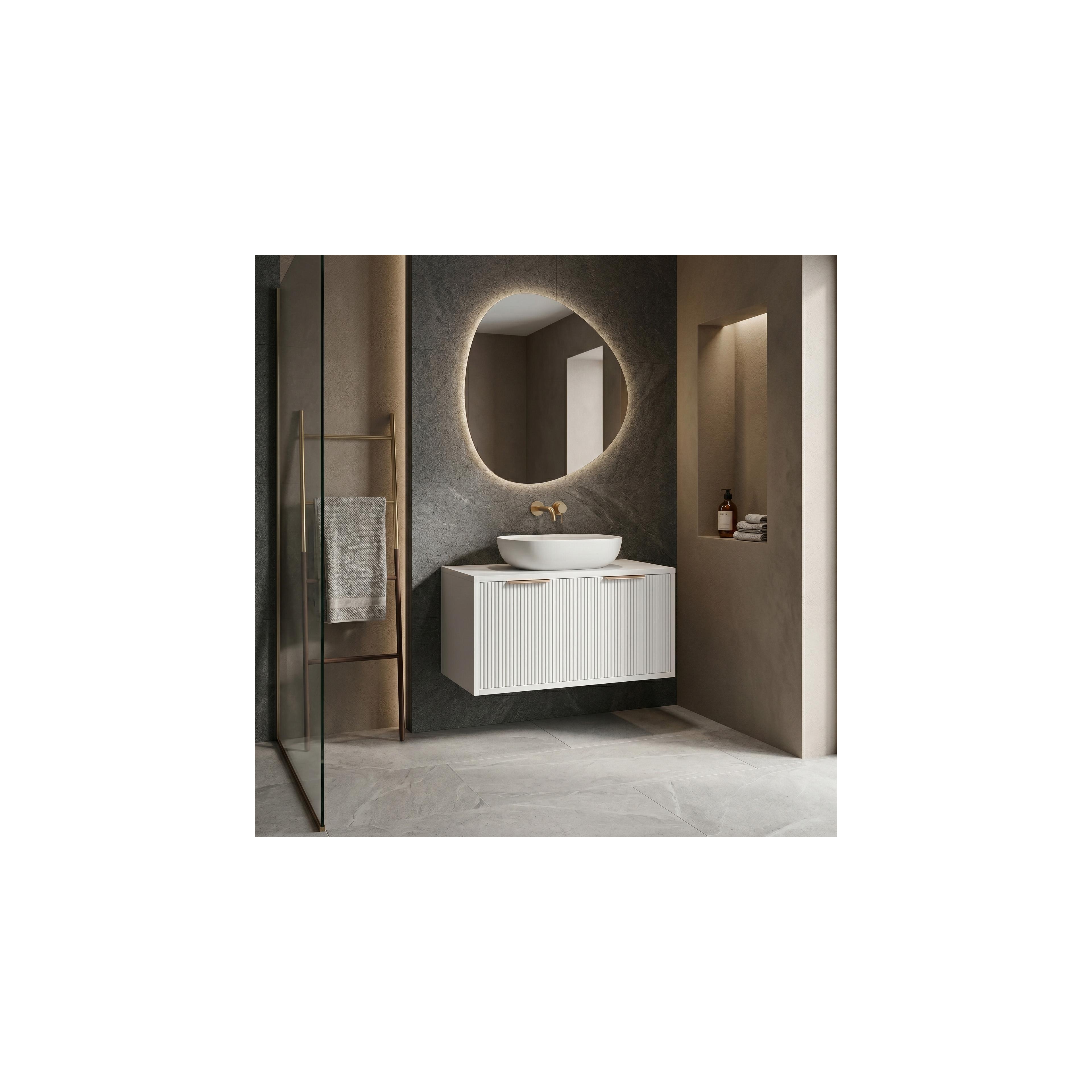 Bathroom vanity cabinet Rea Core 80cm White
