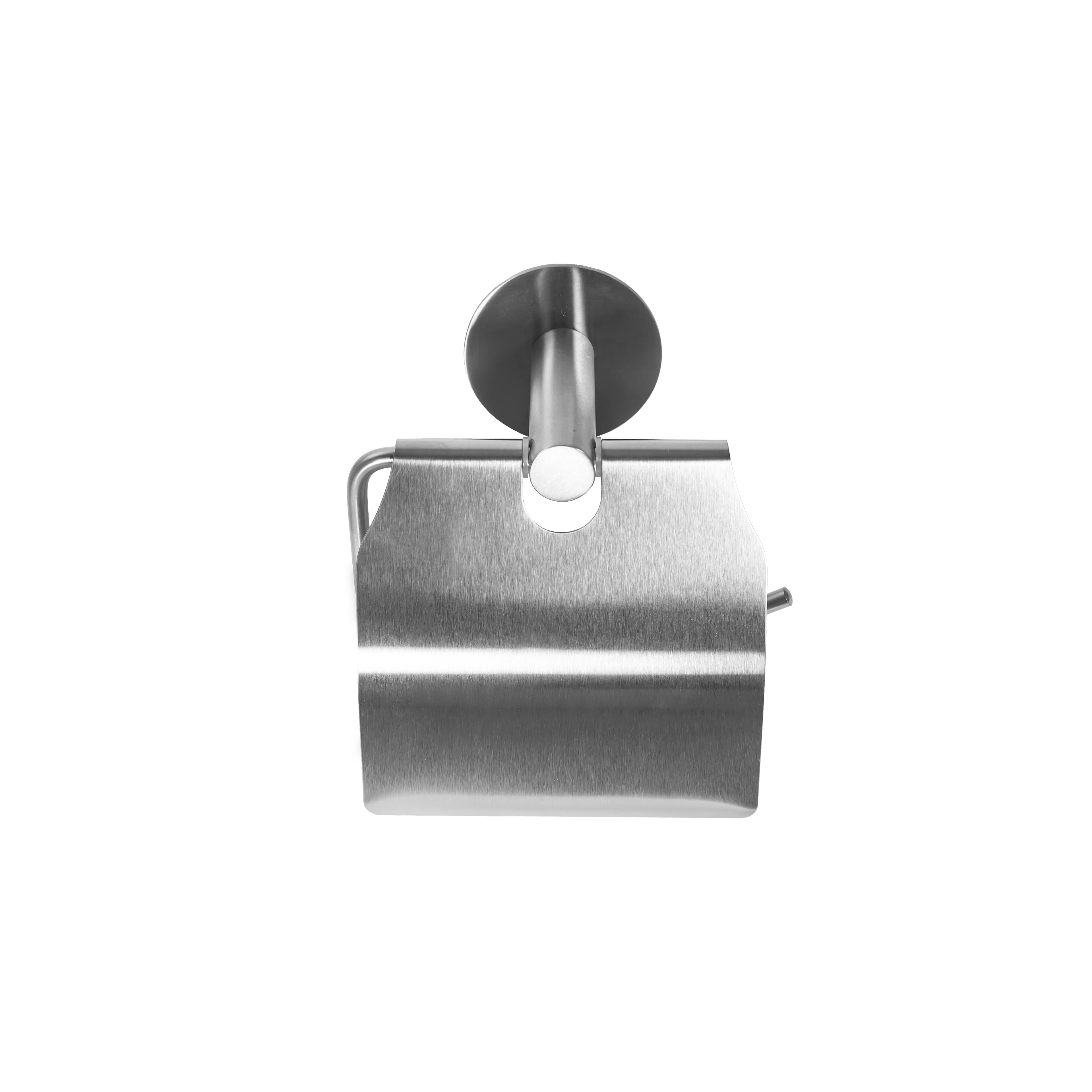 Falra szerelhető wc papír tartó Nickel Brush INOX 322219 DUO