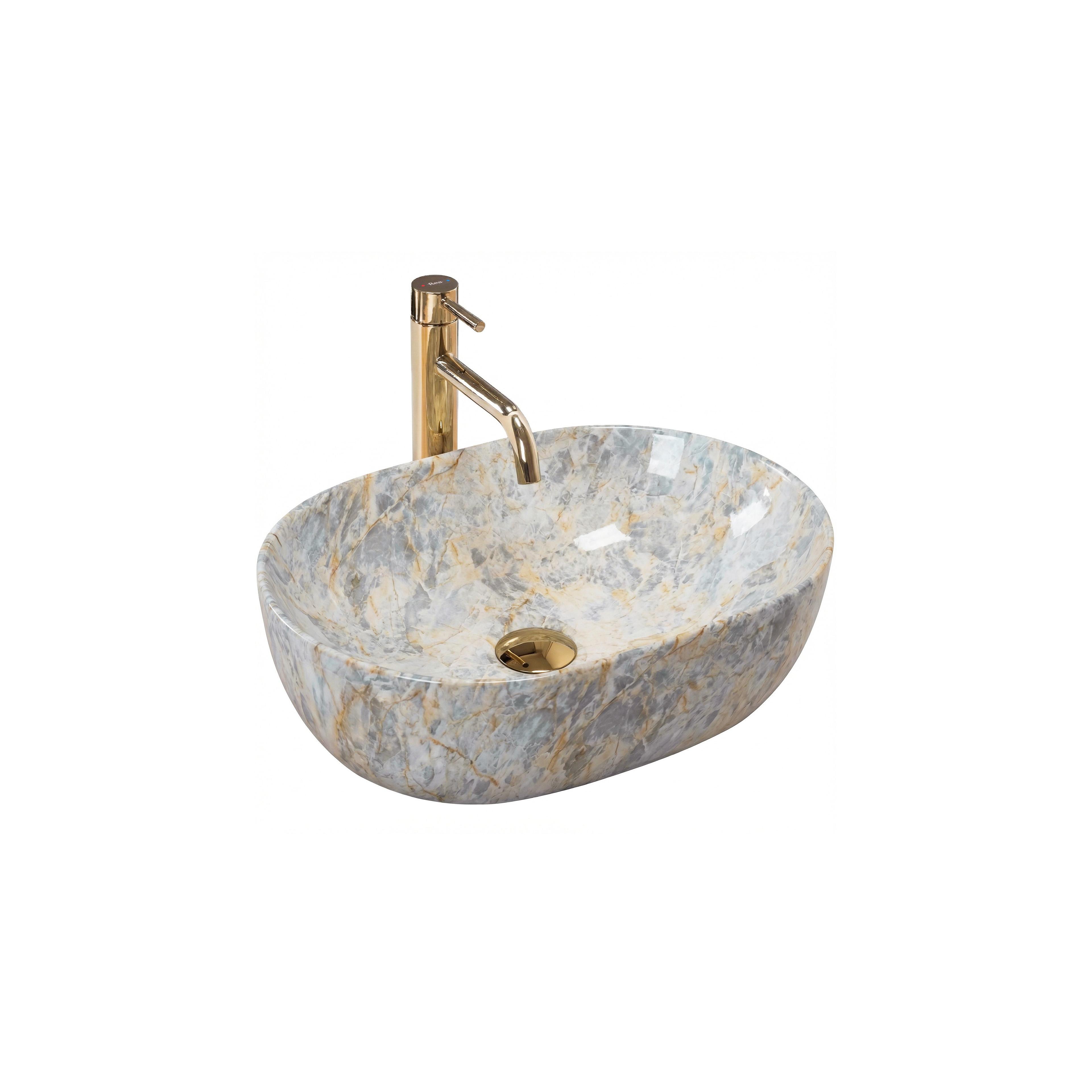 Vasque à poser Rea Amelia Ruststone 48