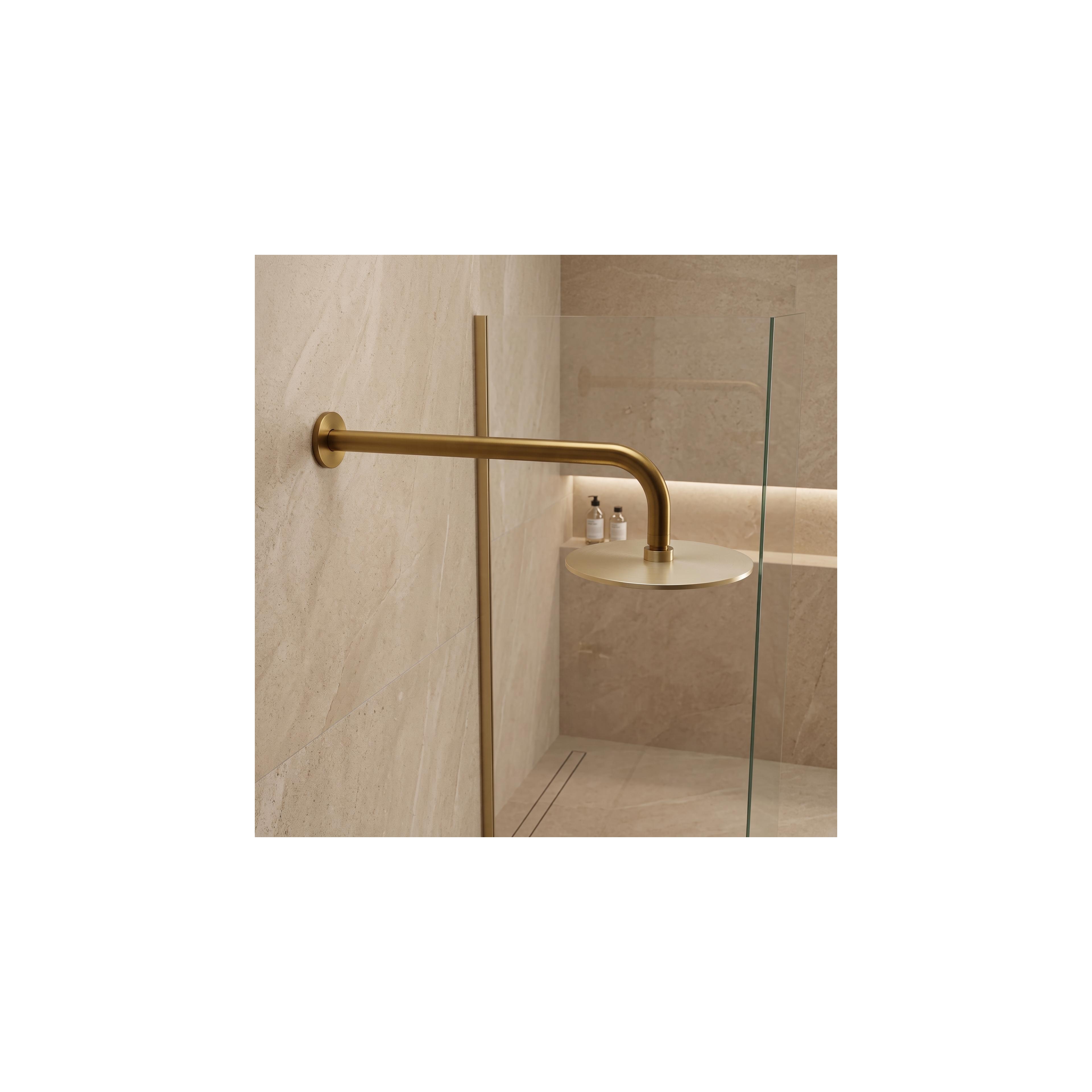 Bras de douche rond REA JS-9021 40cm Brush gold