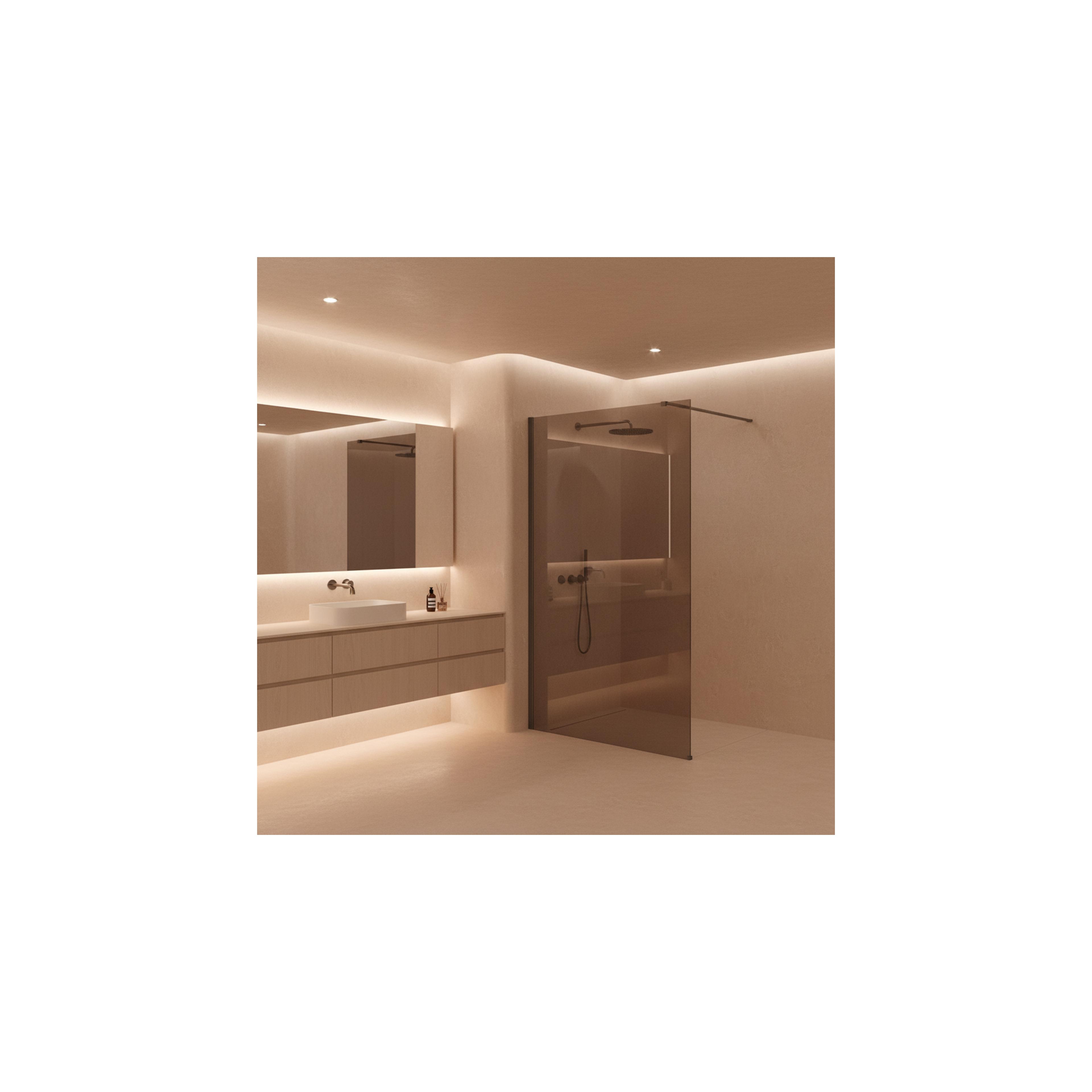 Paroi de douche Rea Flexi Brown / Titan 120