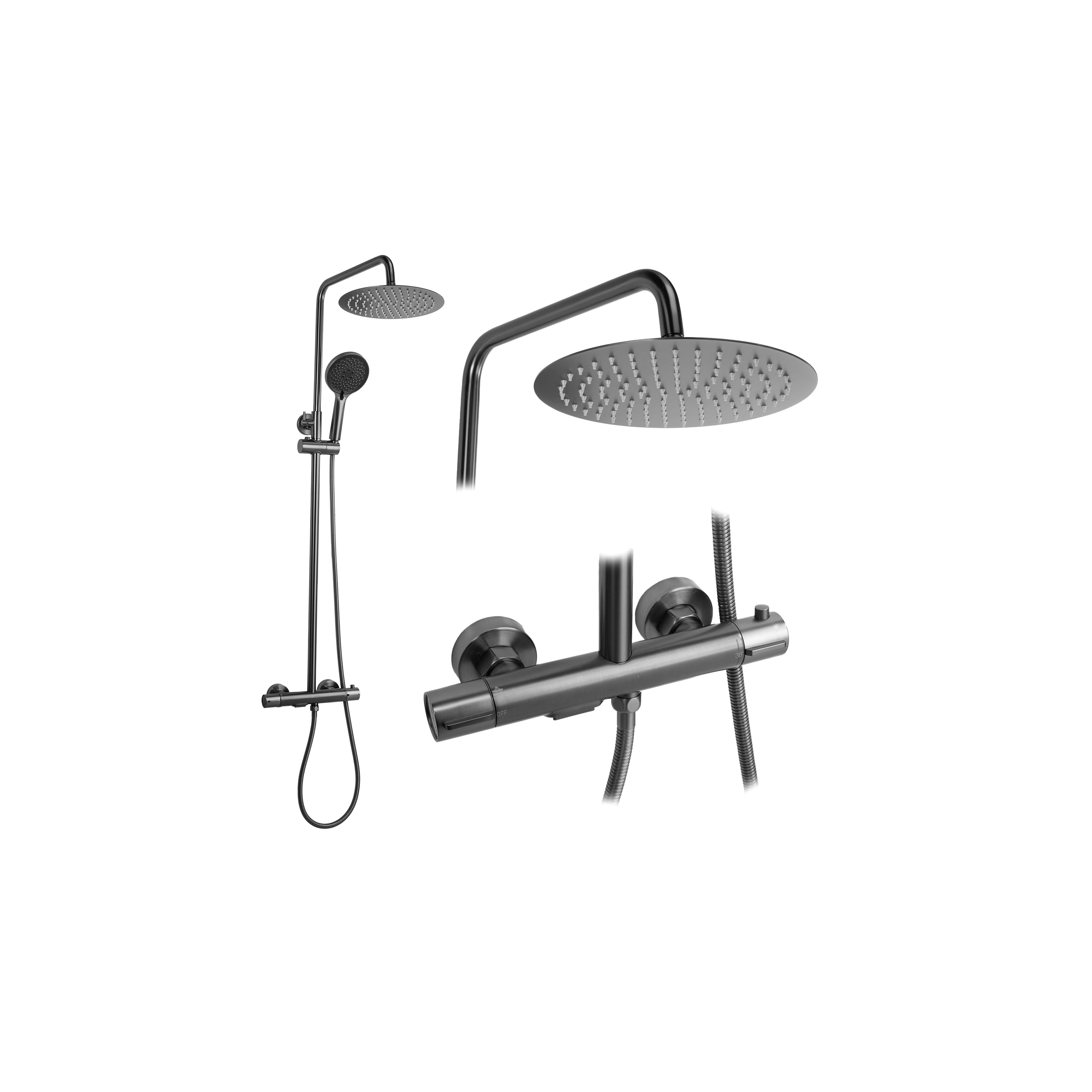 Thermostatic shower system Rea Drop Titan