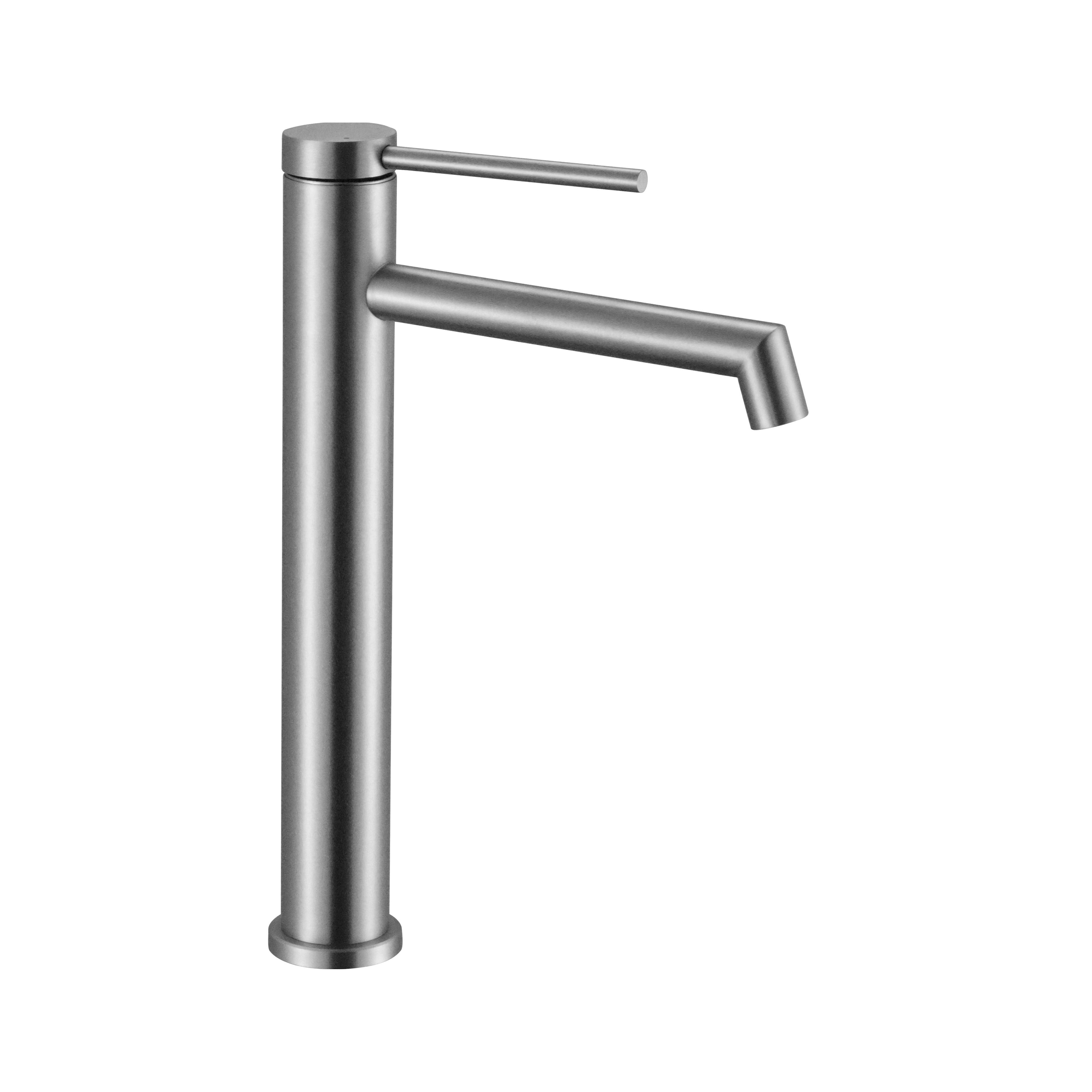Bateria Umywalkowa Rea Foss nikiel szczotkowany Inox wysoka