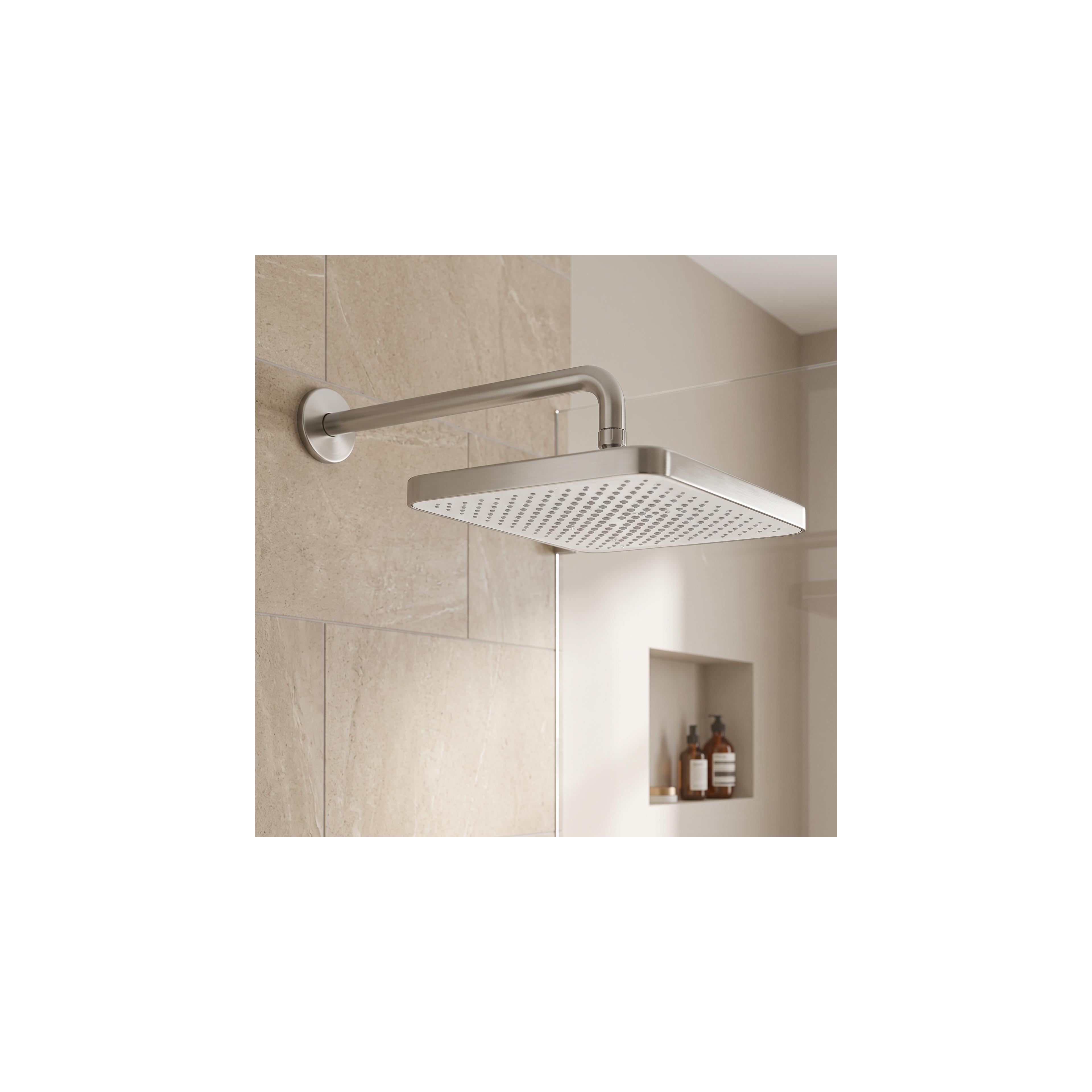 Pravokutna tuš ruža REA JS-032 Brushed Nickel