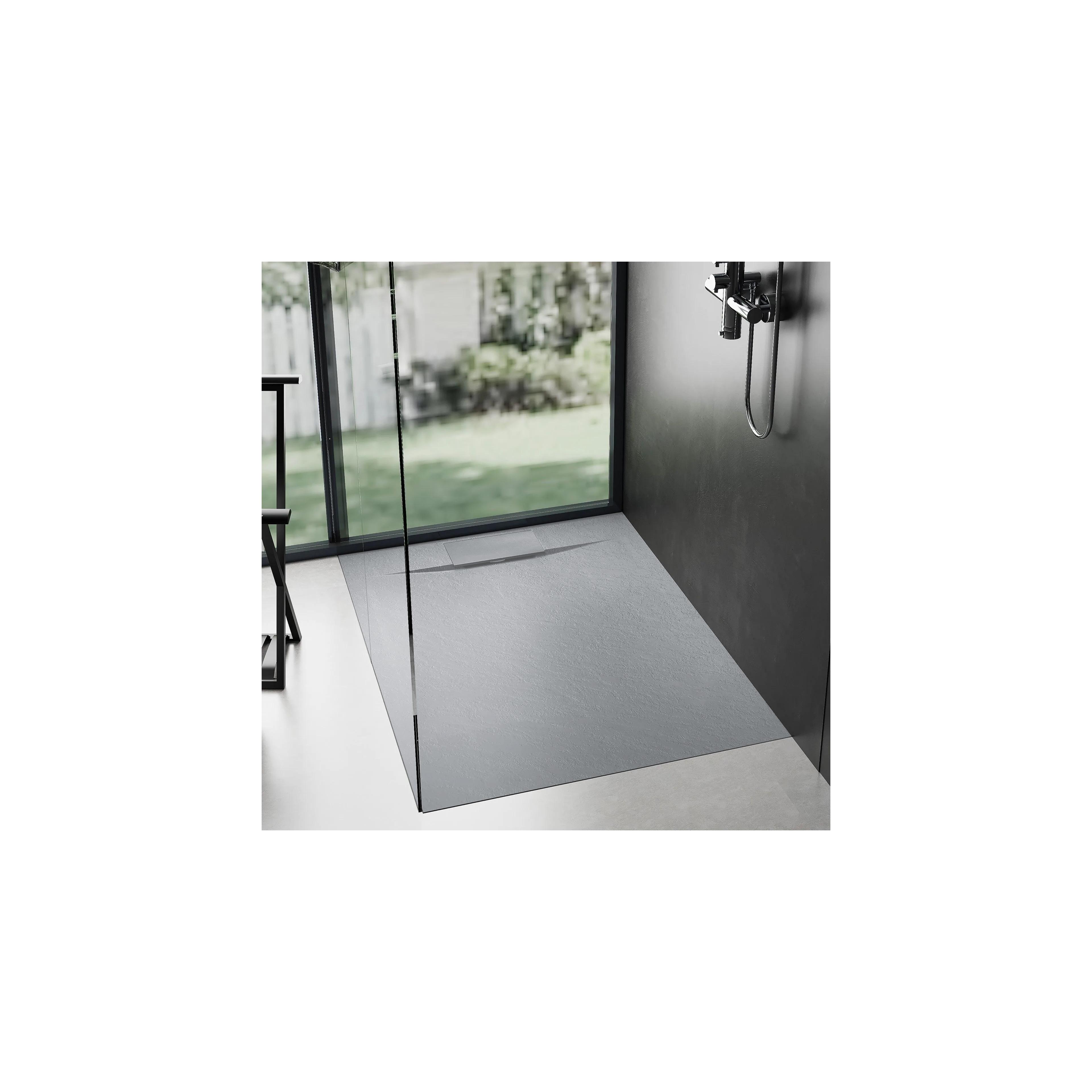 Shower tray Bazalt Grey 90x90