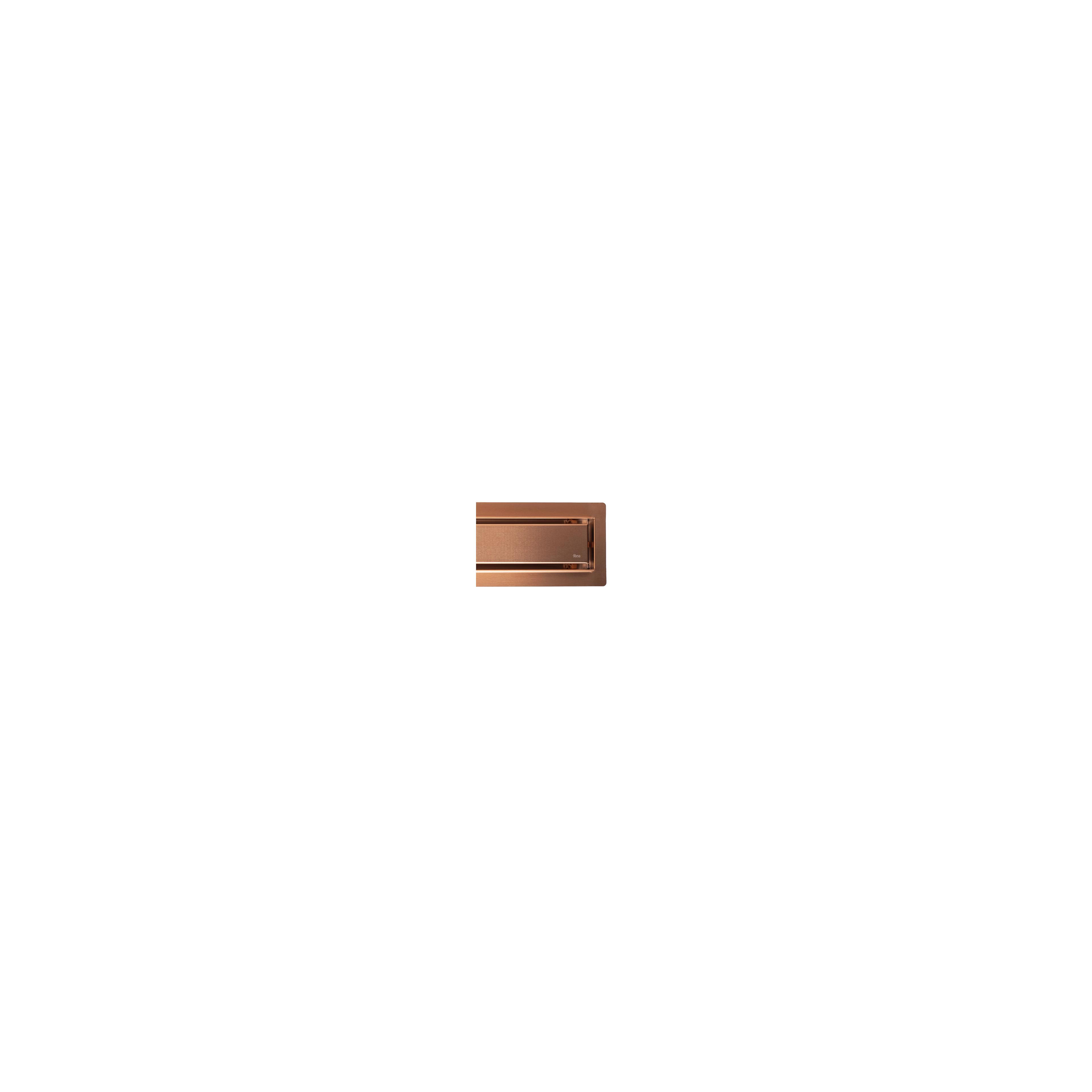 Odtokový žlab REA Neox pro Brushed Copper 80