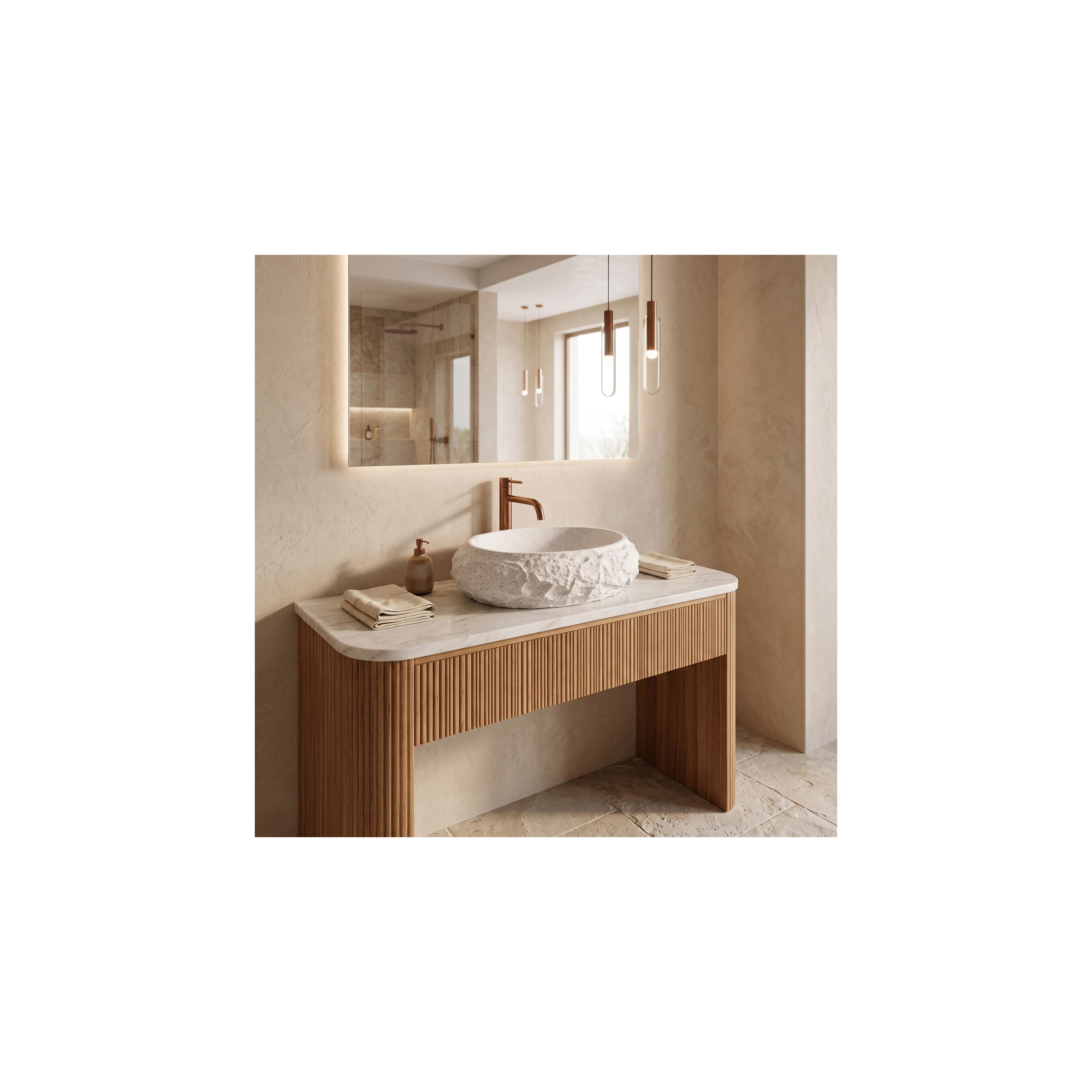 Νιπτήρας  Rea Mika Light Grey 50 x 38 x 15 εκ
