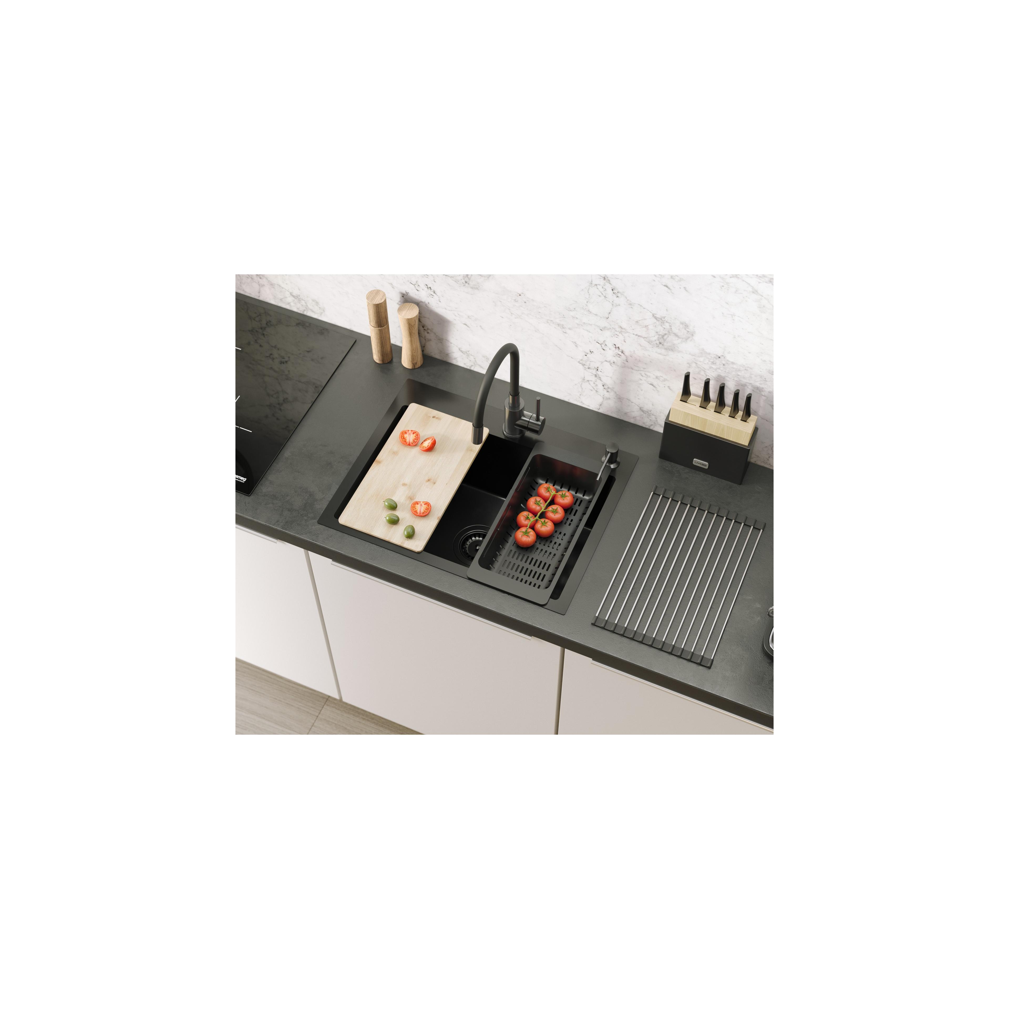 Évier en acier LUKE 110 WORKSTATION Black