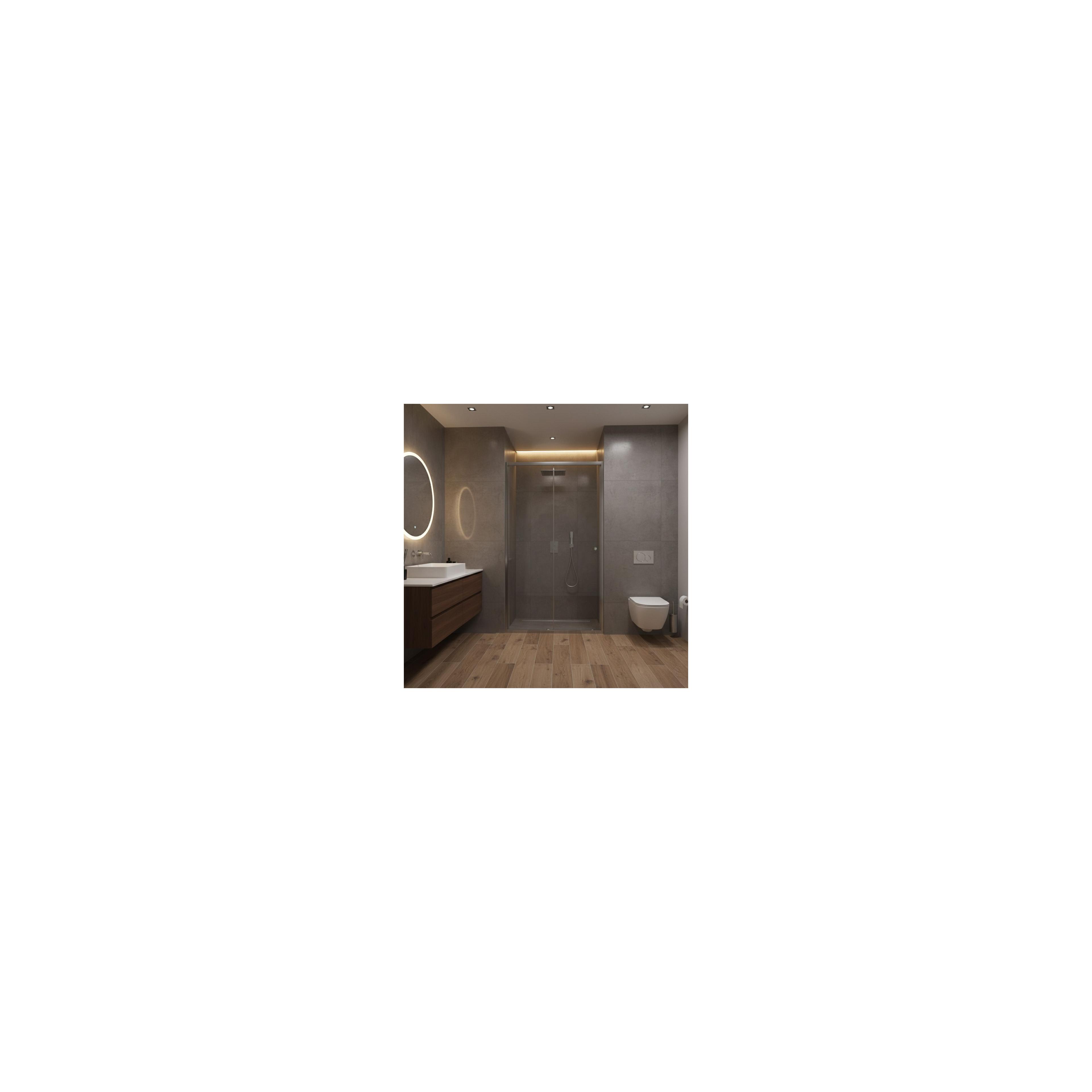 Porte de douche Rea Primo Slide 110 Chrome