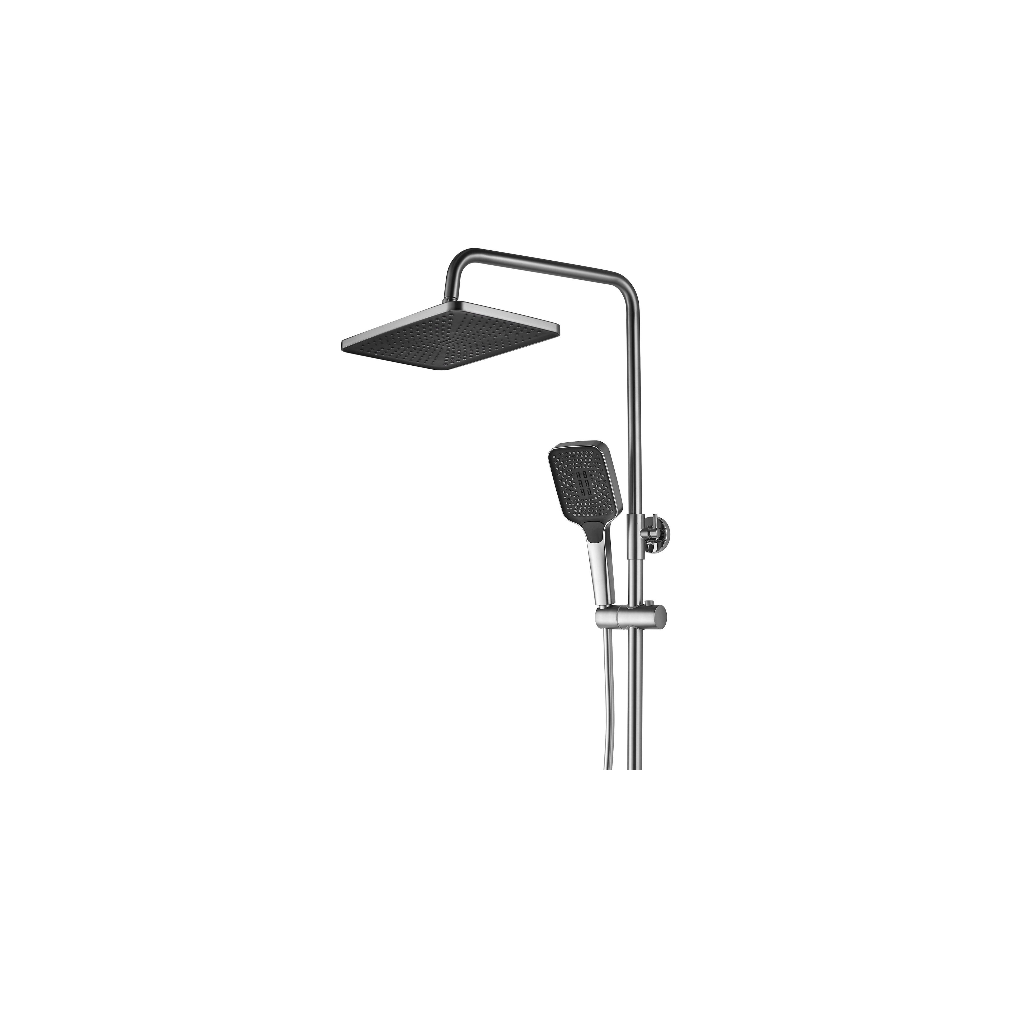 Sprchový set s termostatom REA ROB Nickiel Brush INOX