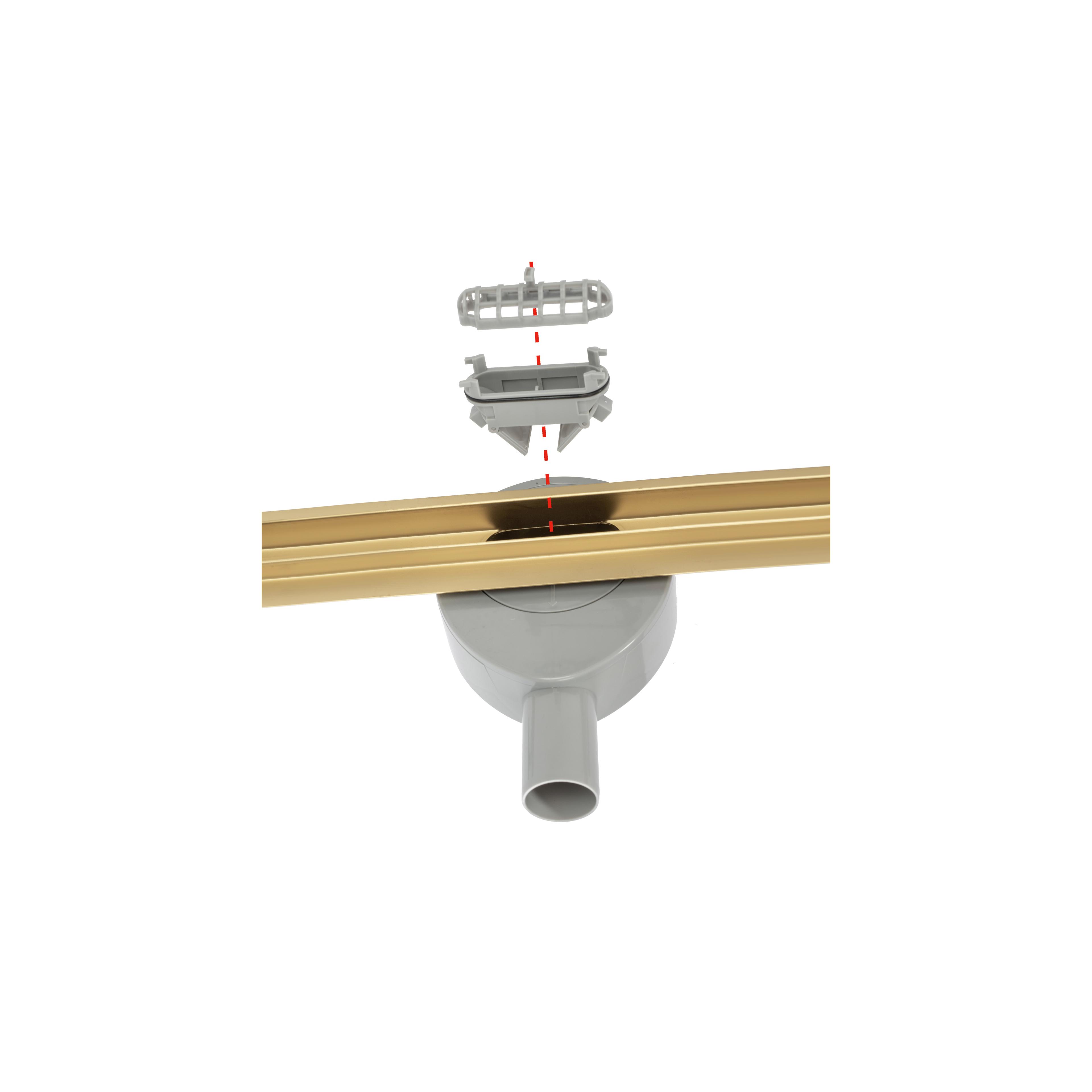 Rigola dus Rea Neo Slim Mirror Gold Pro 90