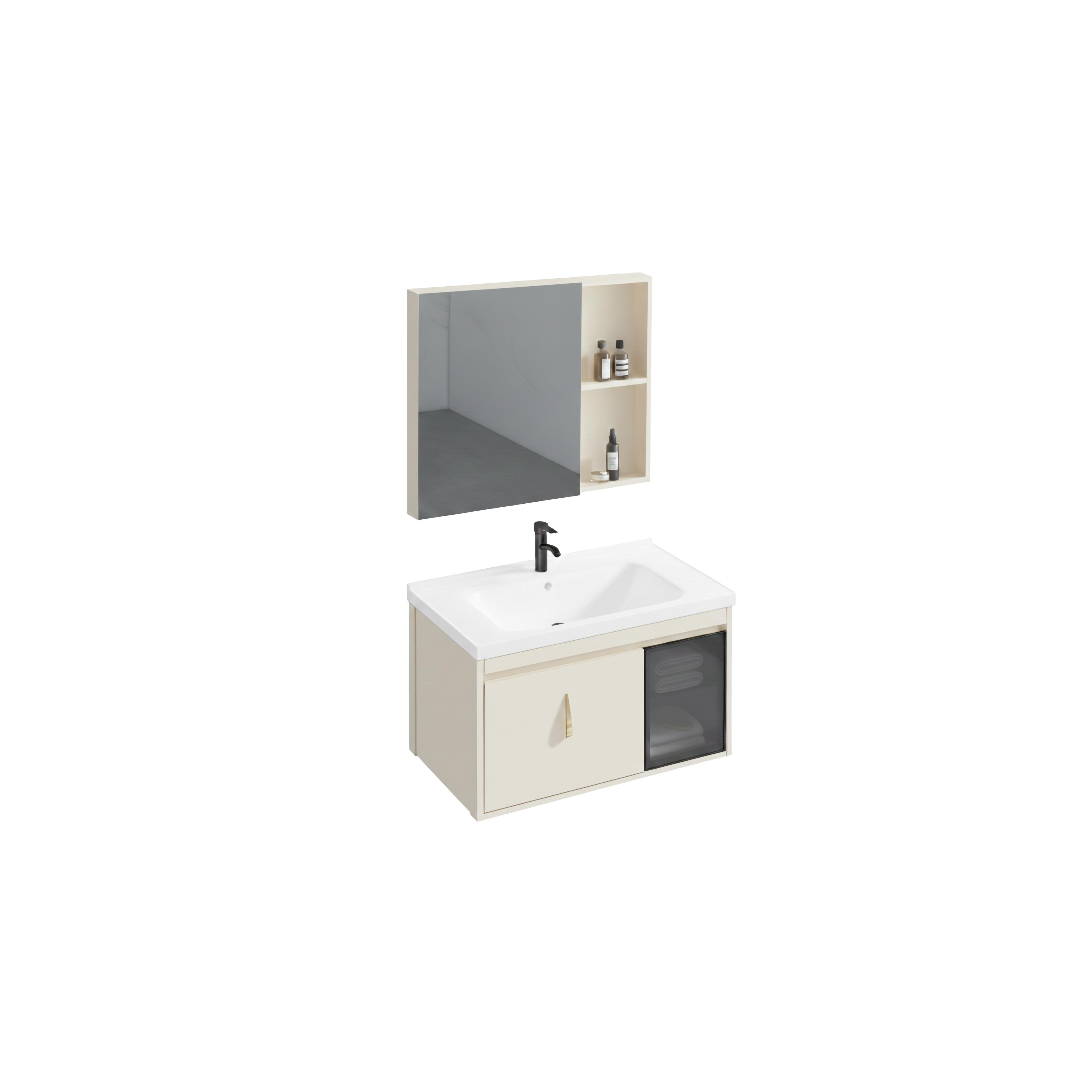 Bathroom furniture set with washbasin Paris 60cm Beige