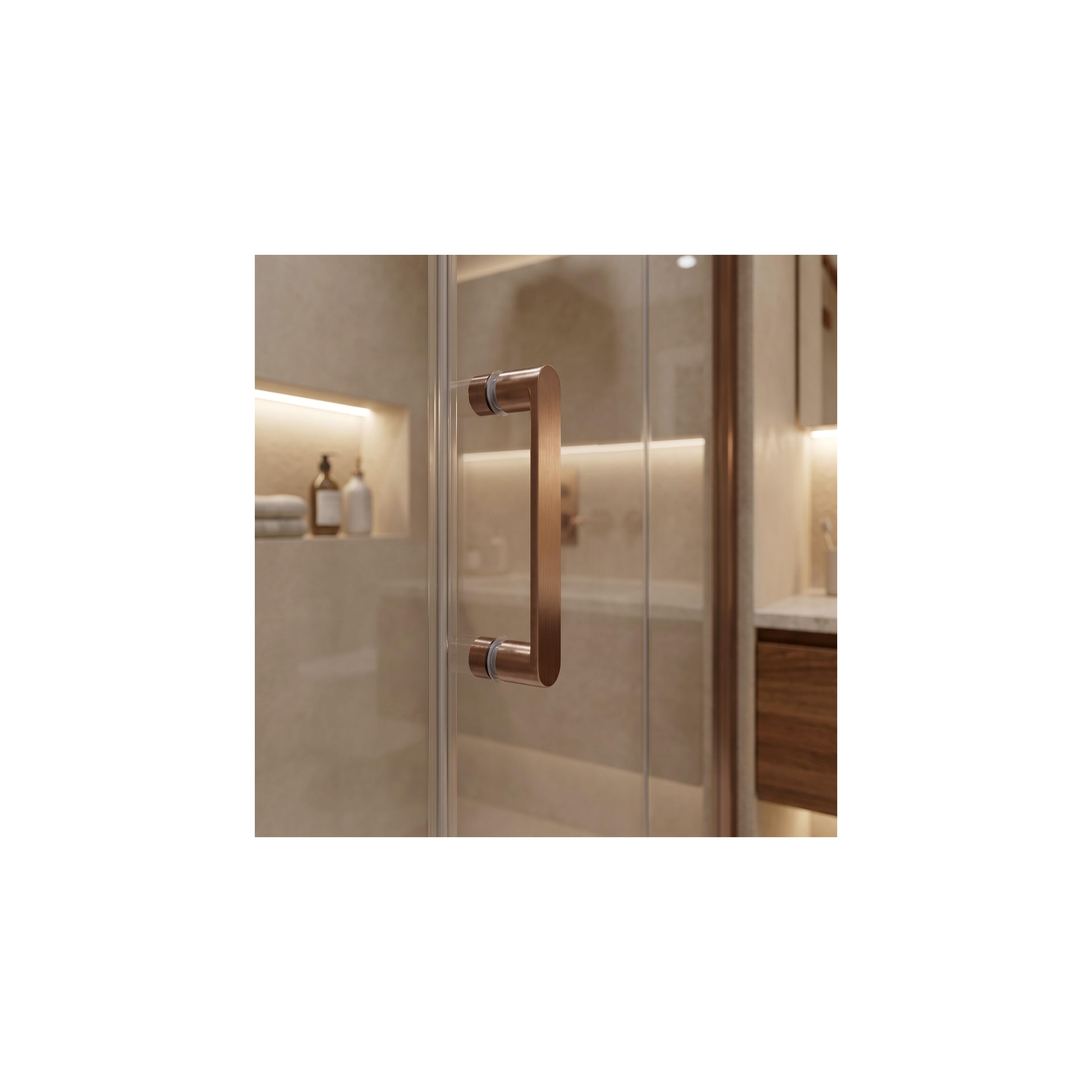 Duschkabin Rea Bruno 90x90 Brush Copper