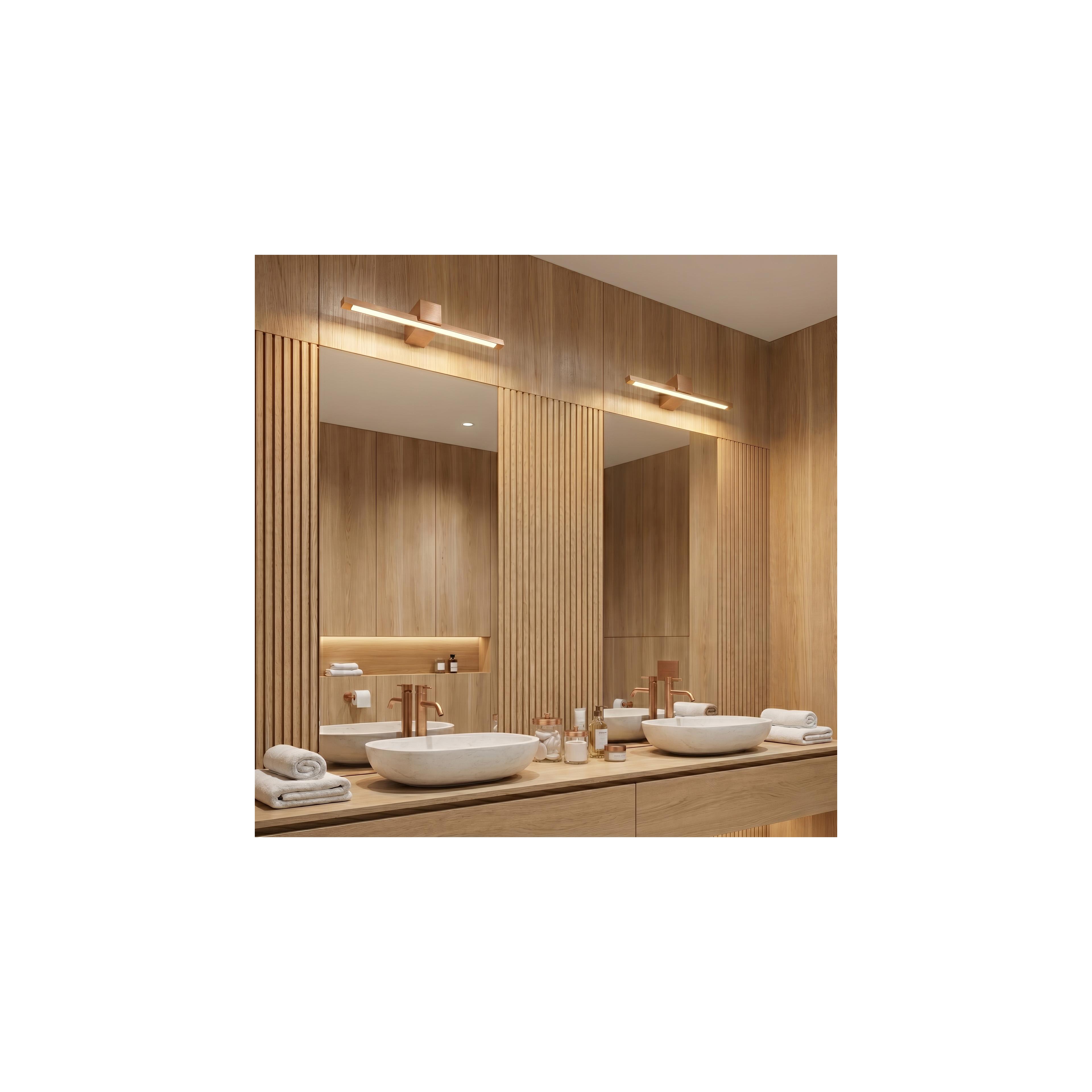 Bad LED-Wandleuchte SWE052-1W 40cm COPPER BRUSH