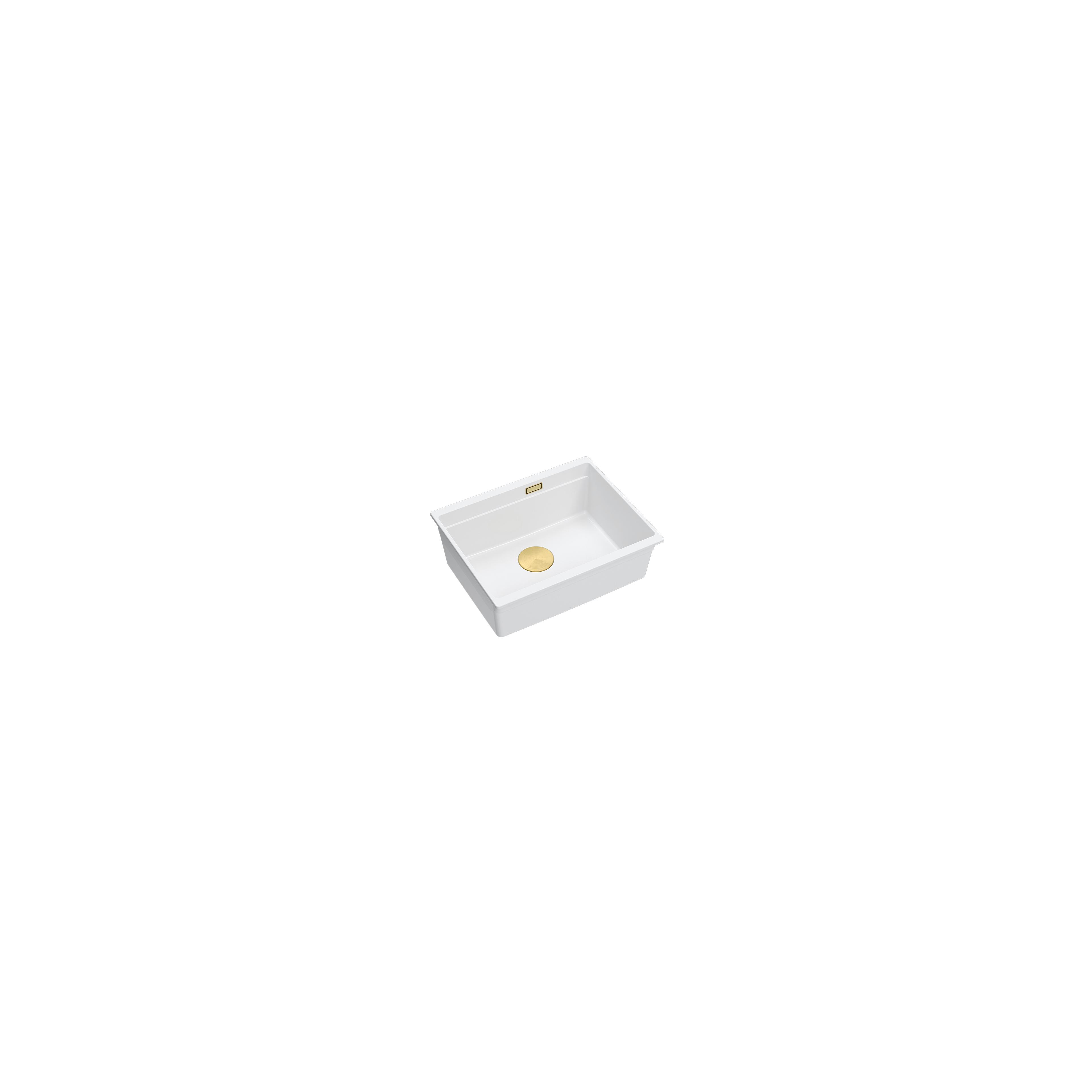 granitni umivalnik Logan 100 White