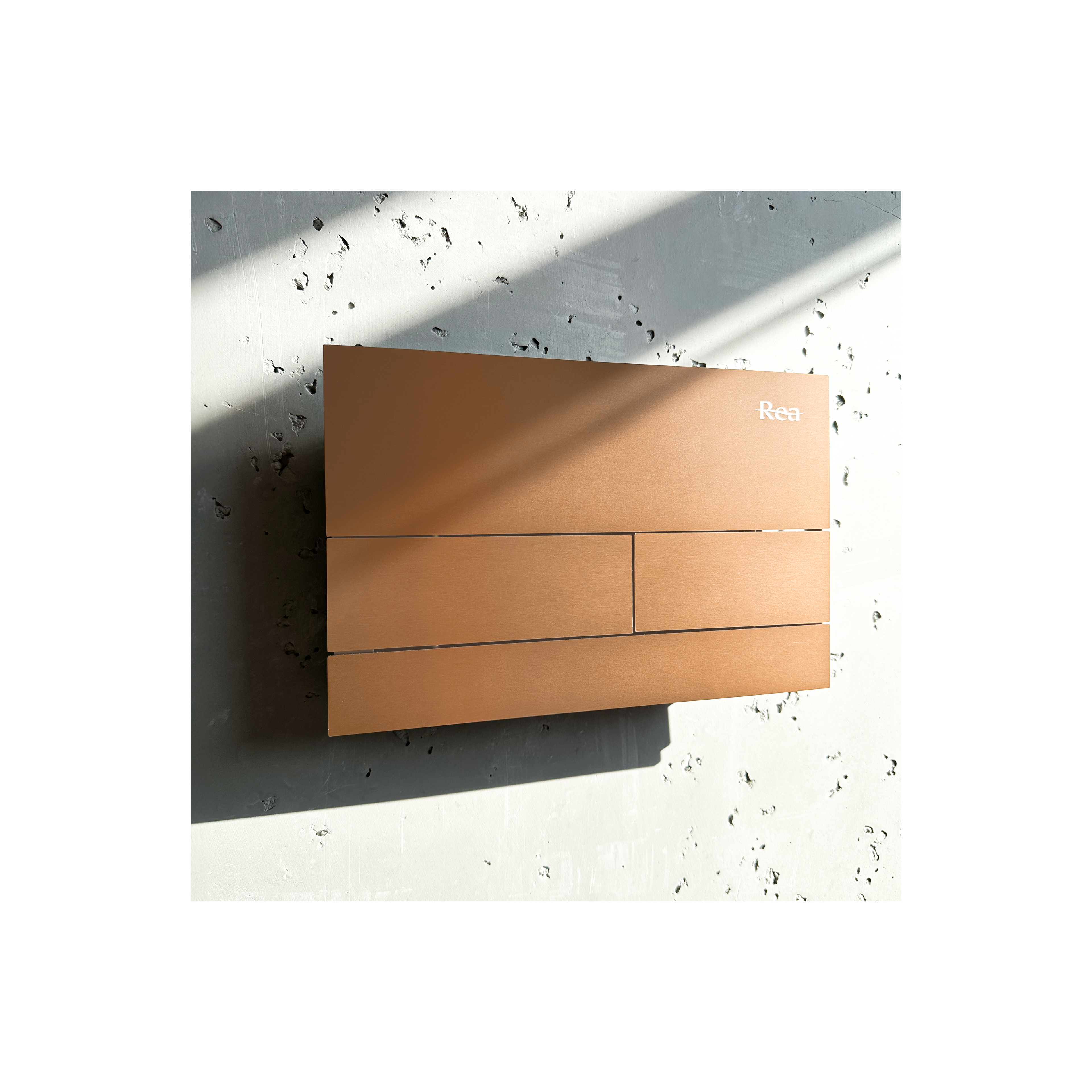 Toilet Flush Button K011A-Q Rea T Brush Copper/Brushed Rose Gold