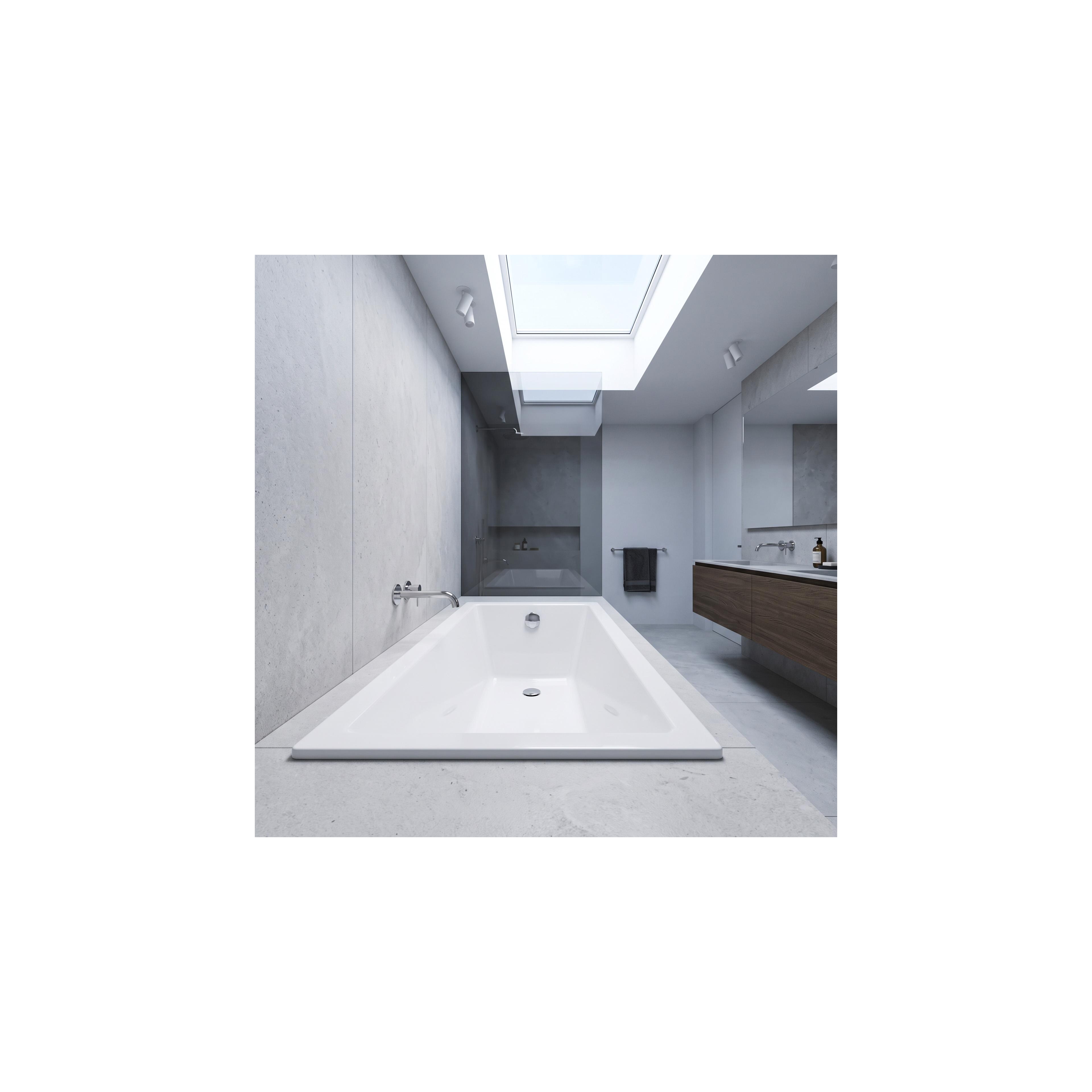 Baignoire acrylique encastrable Rea Catania 180