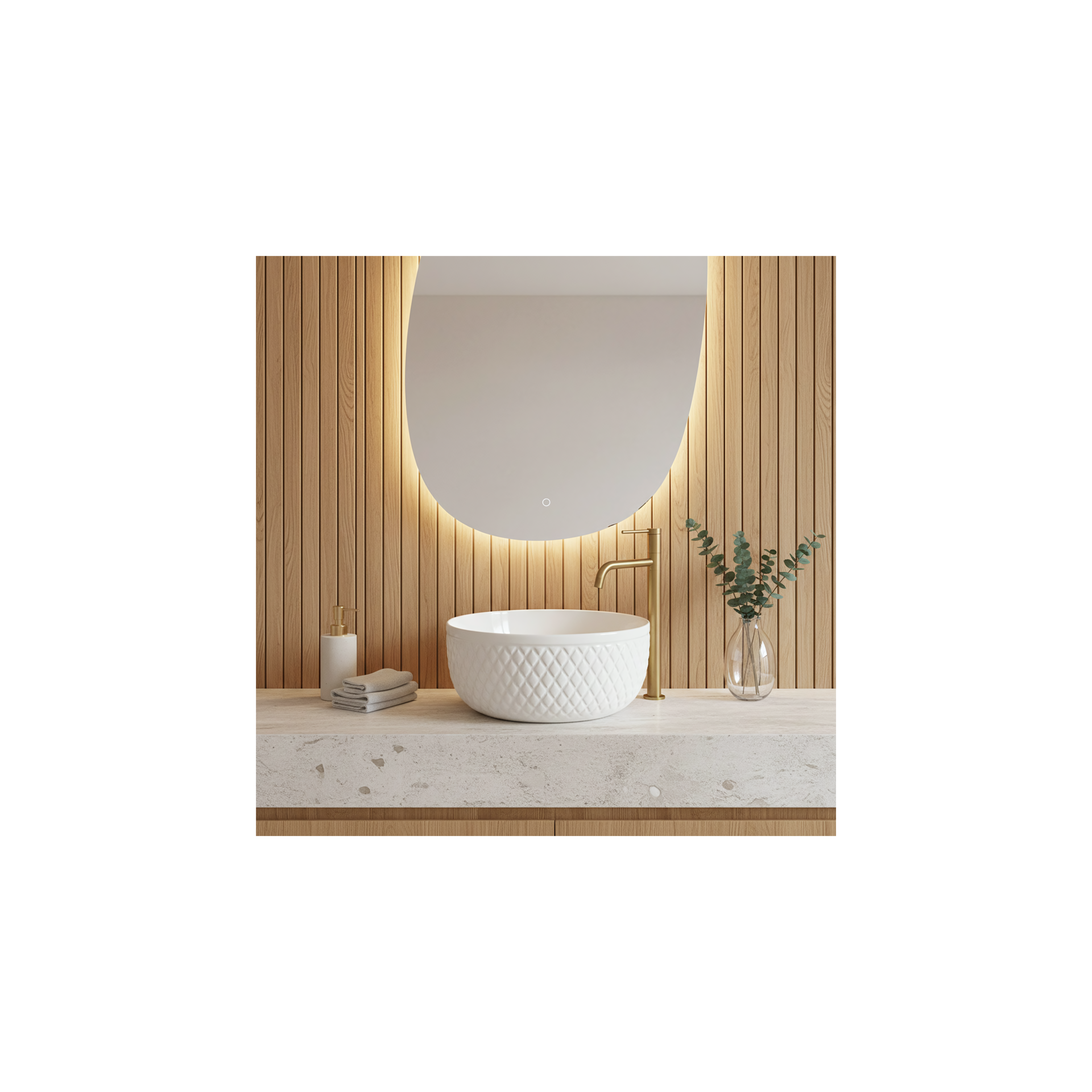 Countertop washbasin Rea Galaxy