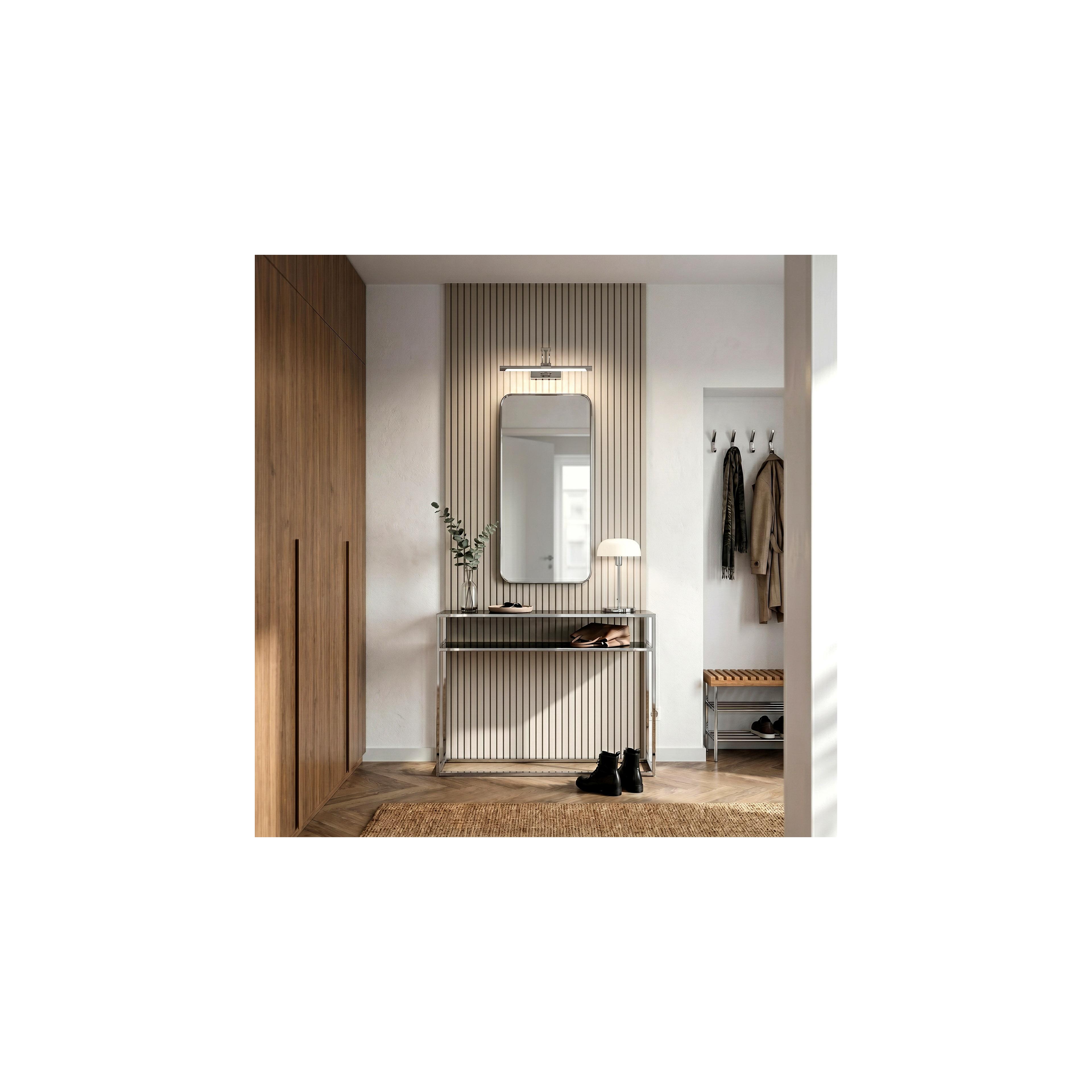 Badrum vägg LED-lampa SWE016-1W 42cm Chrome
