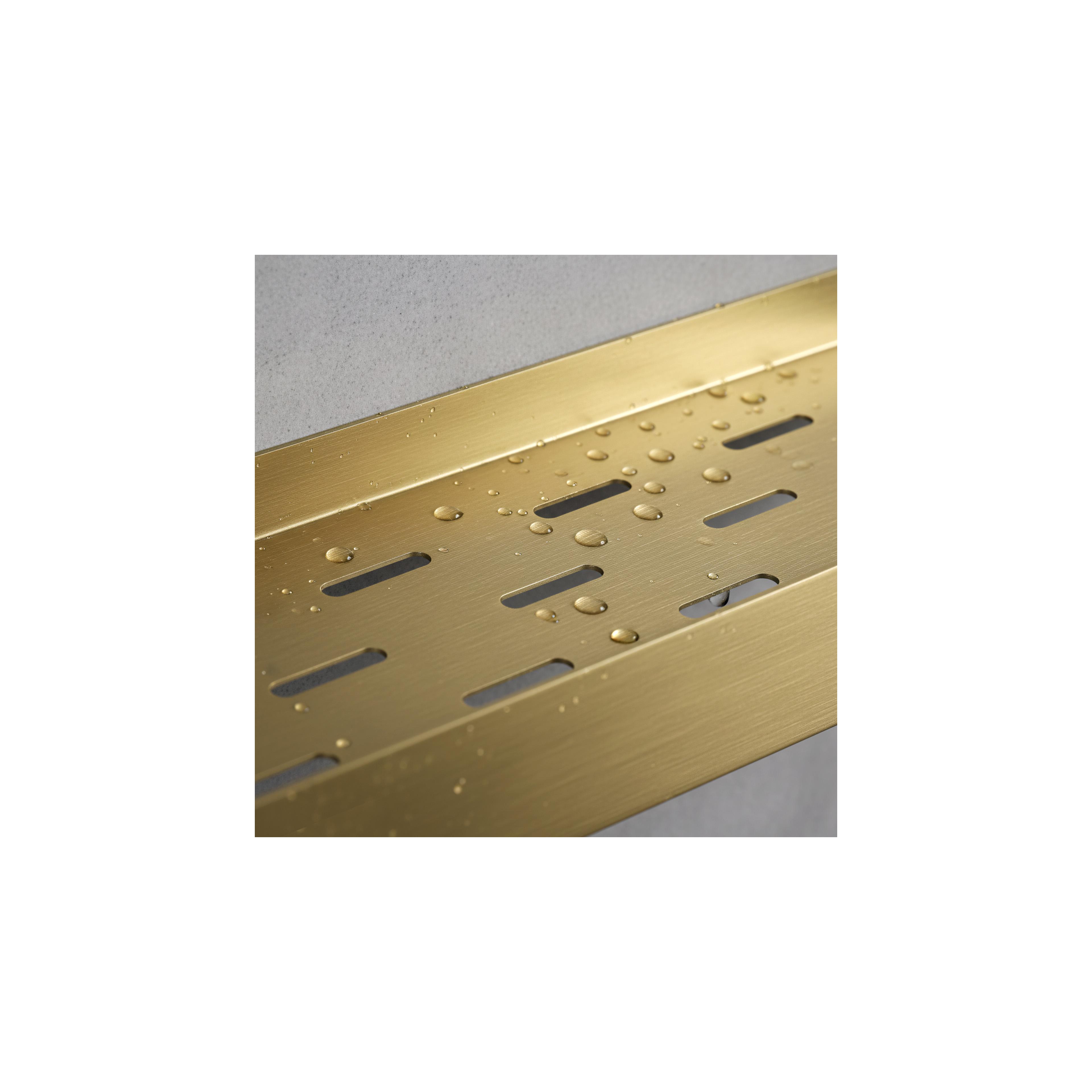 Kúpeľňová polica SF03 60cm gold brush