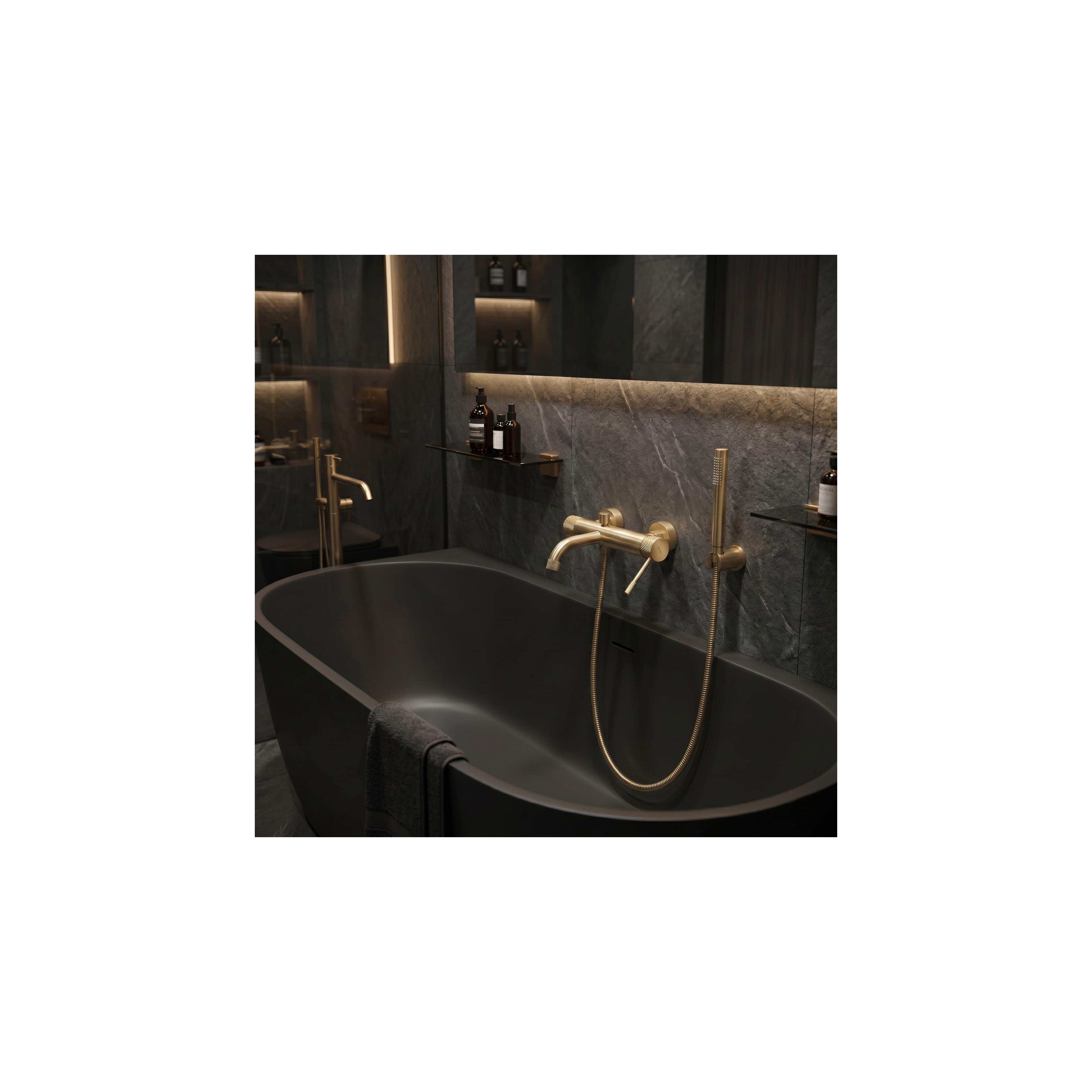 Bath faucet REA Venti Brush Gold