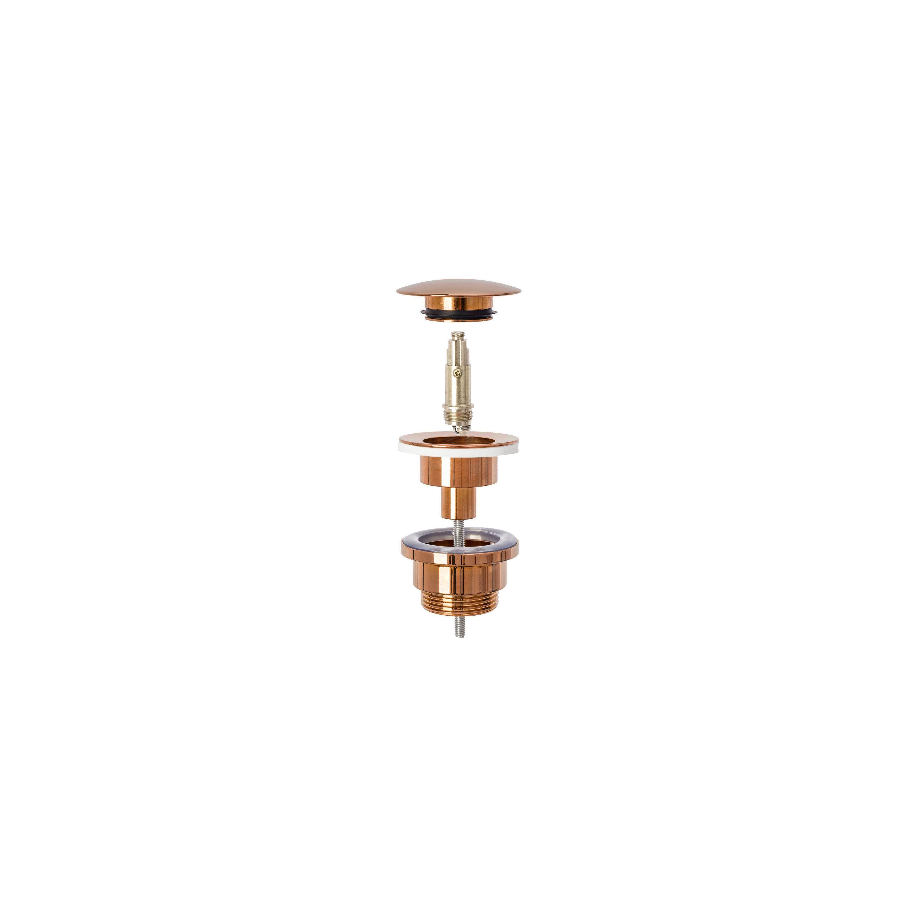 Univerasl Basin siphon click-clack Copper