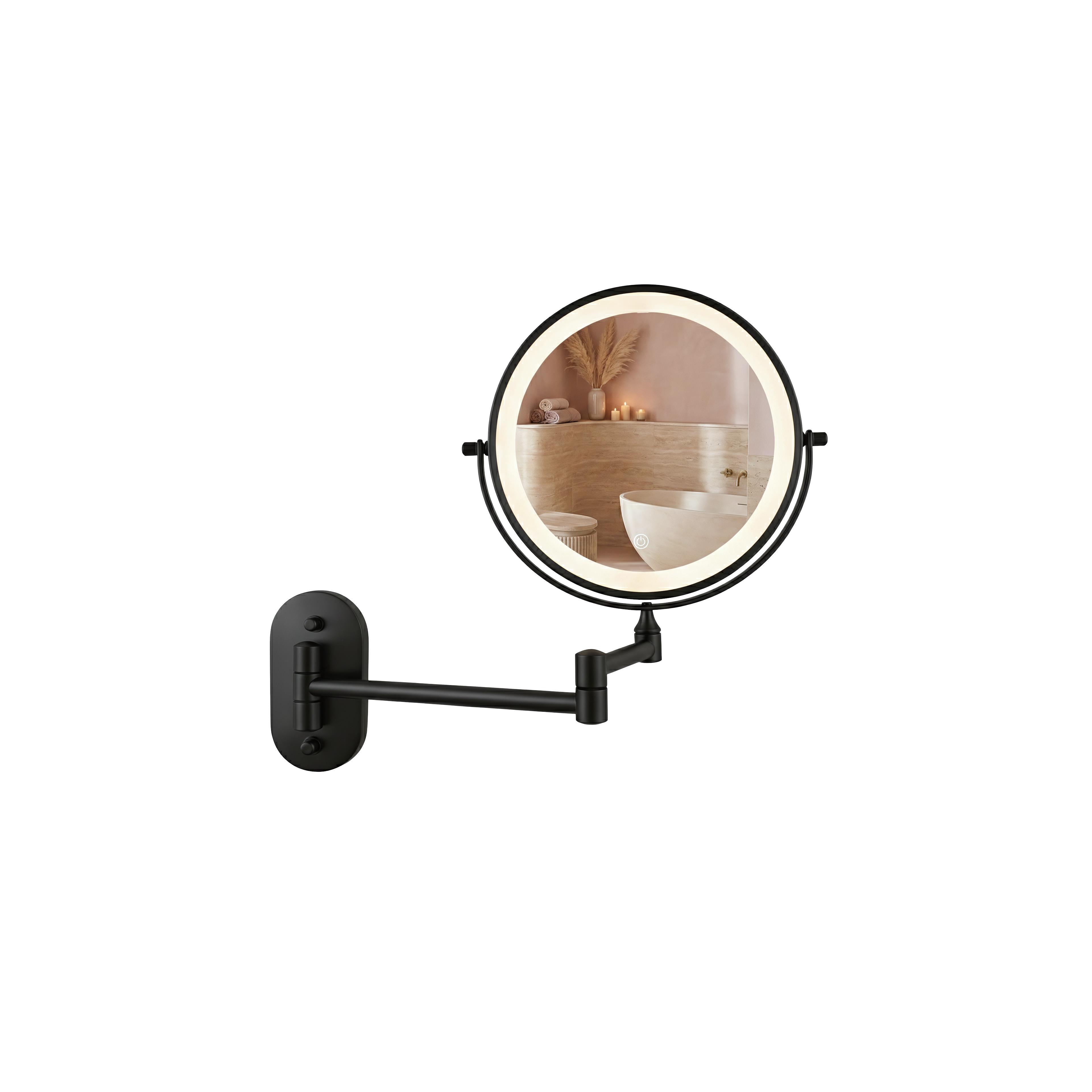 Miroir LED Glow Black