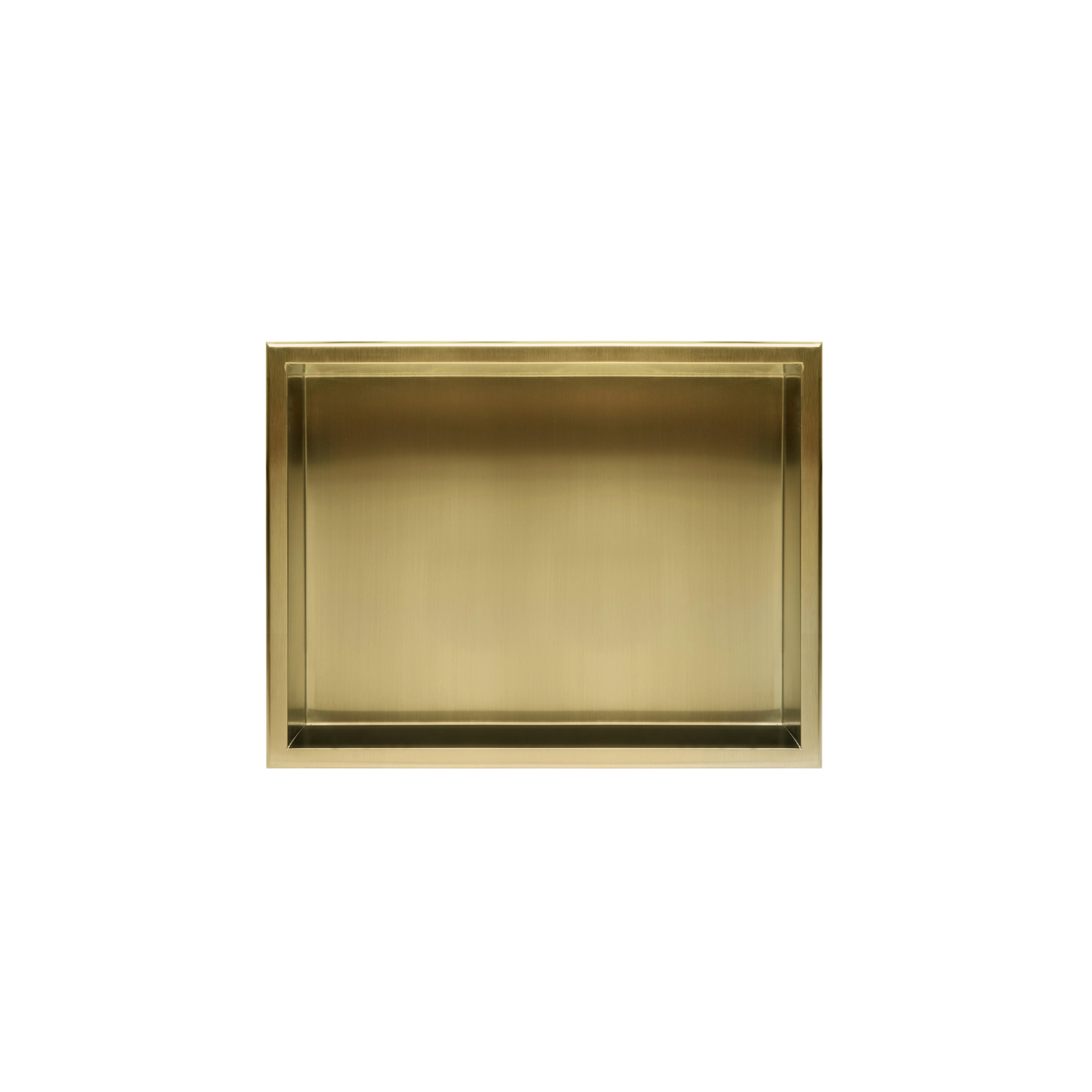 PRATELEIRA DE CASA DE BANHO 30x45, ouro escovado