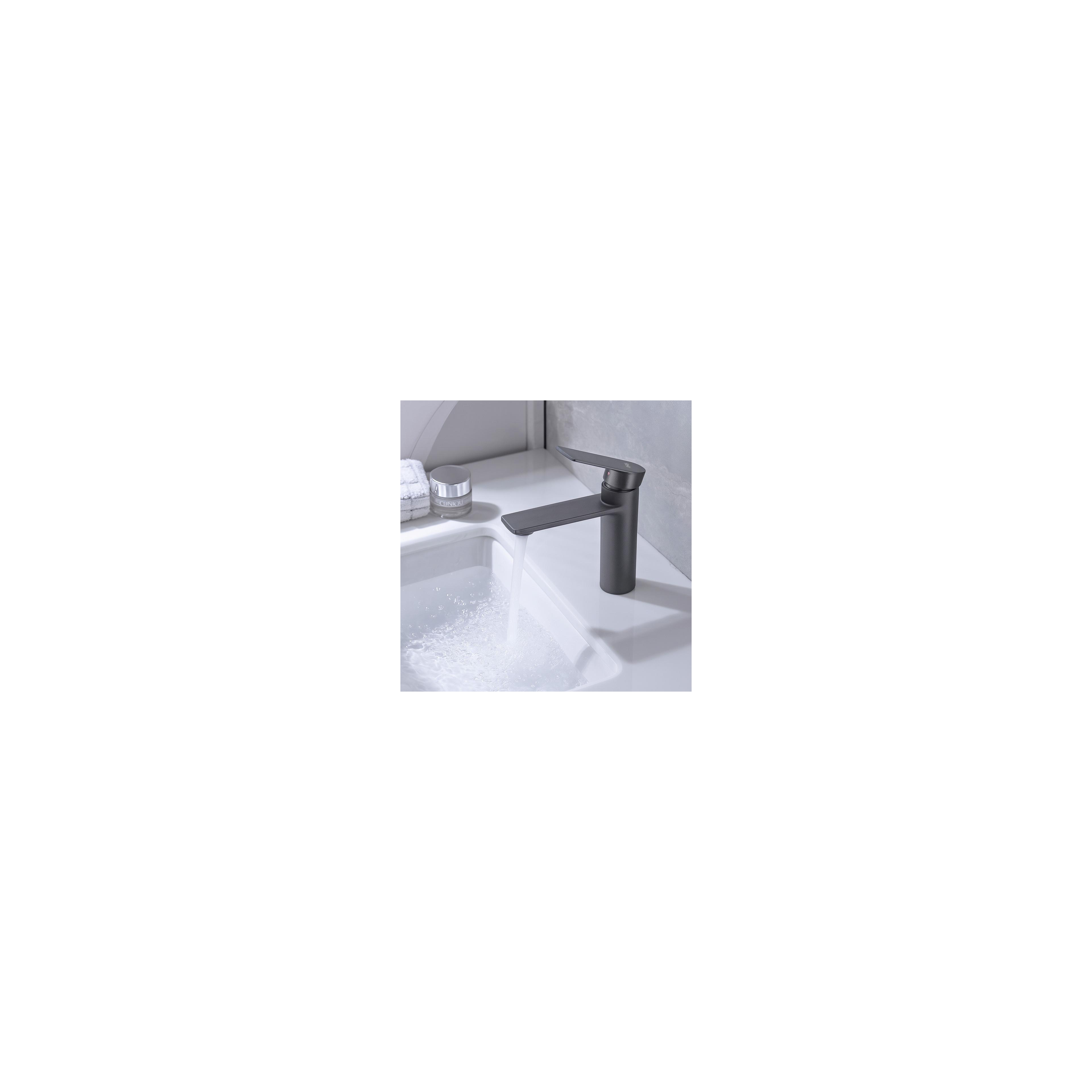 Robinet de lavabo REA Storm Titanium Low