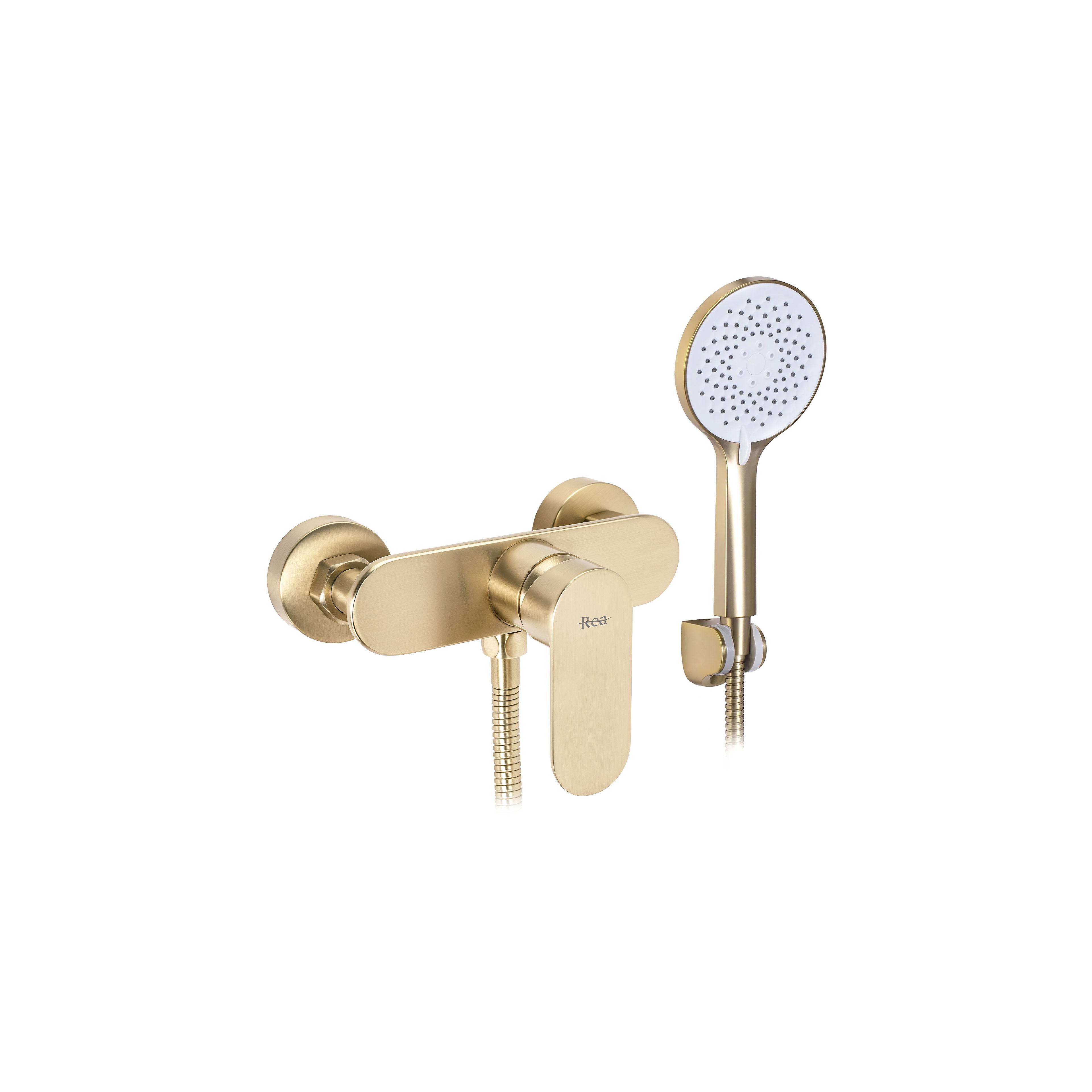 Shower faucet REA DROP Brush Gold