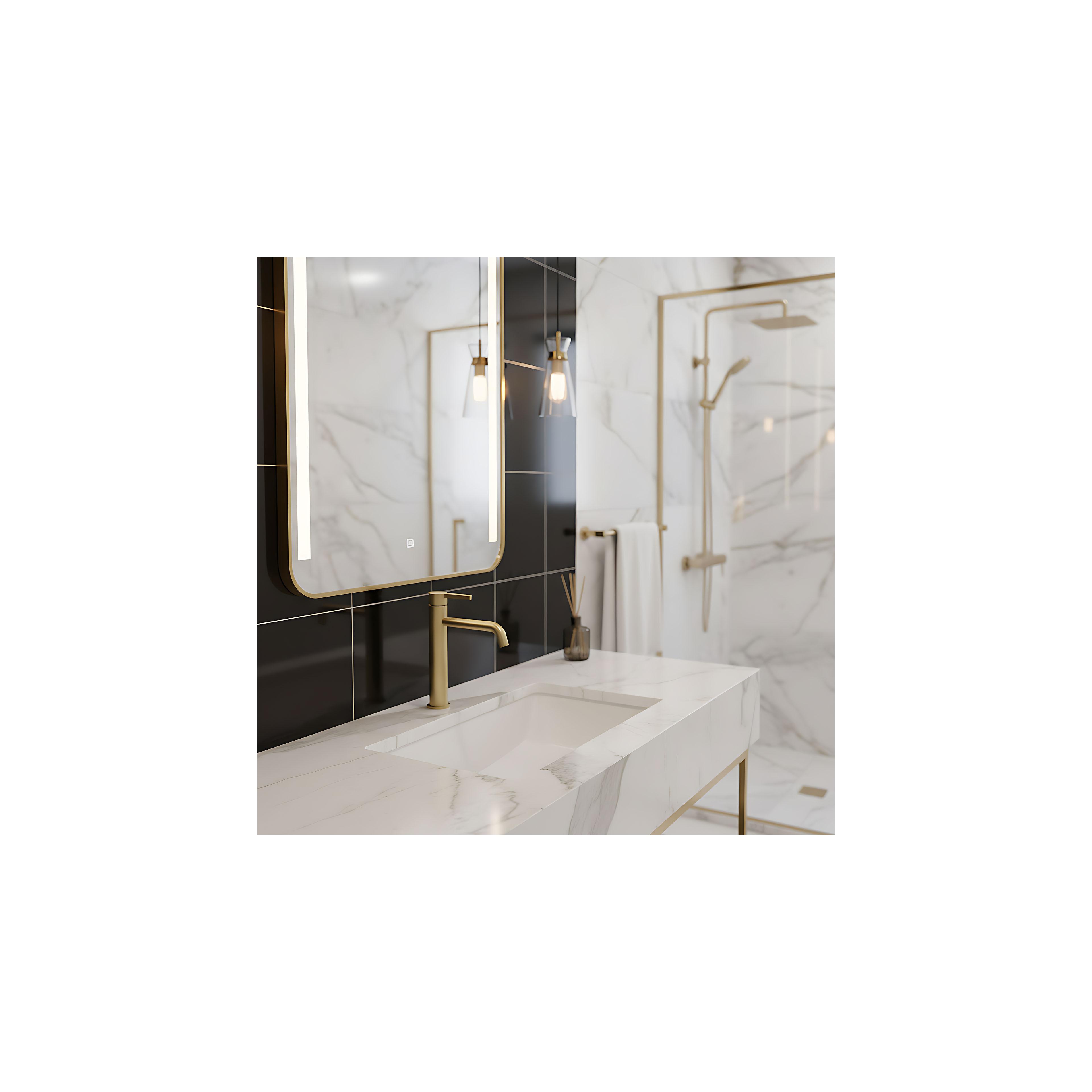 Baterie pentru baie Rea Foster Brush Gold High