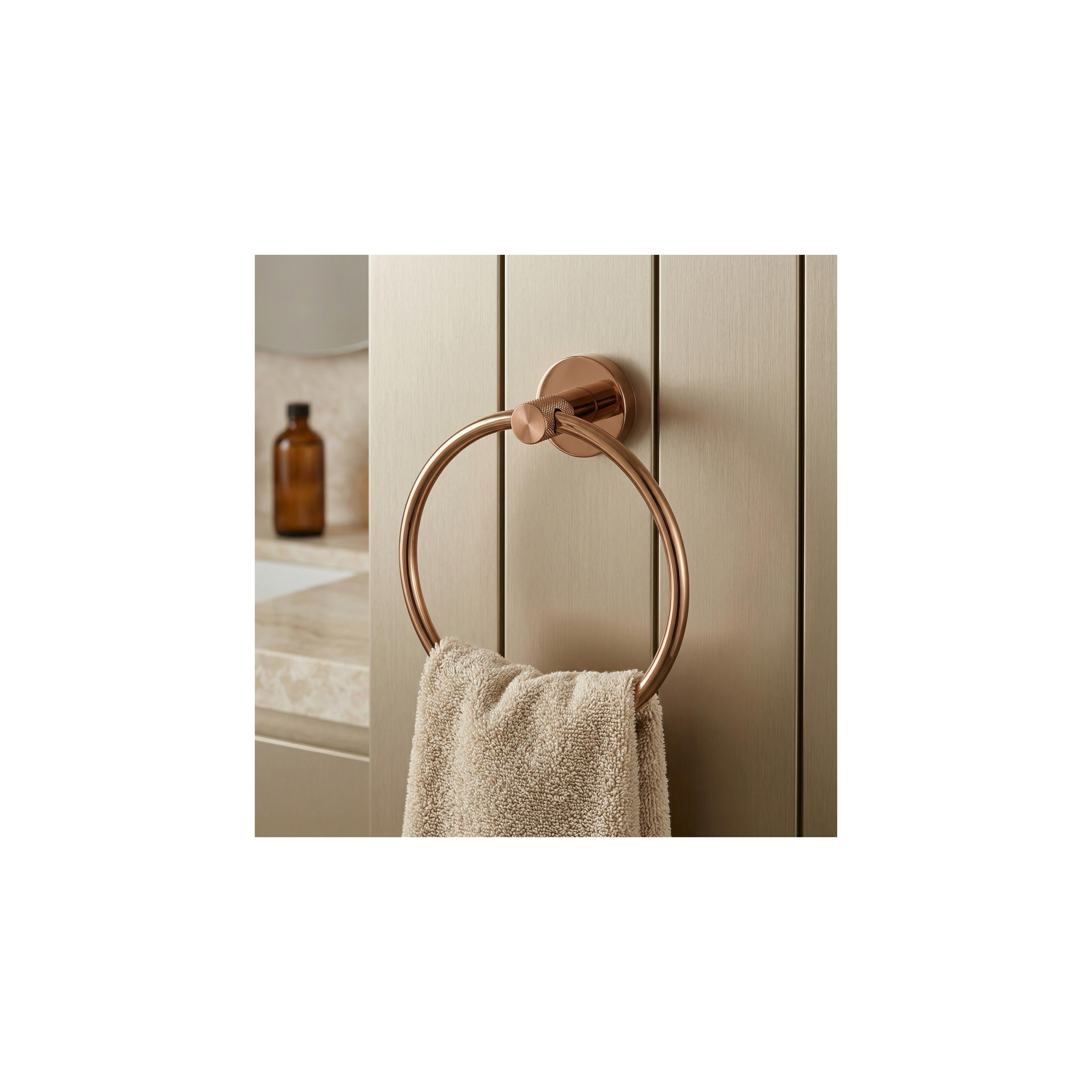Bathroom hanger Ring 6610 Modern Copper