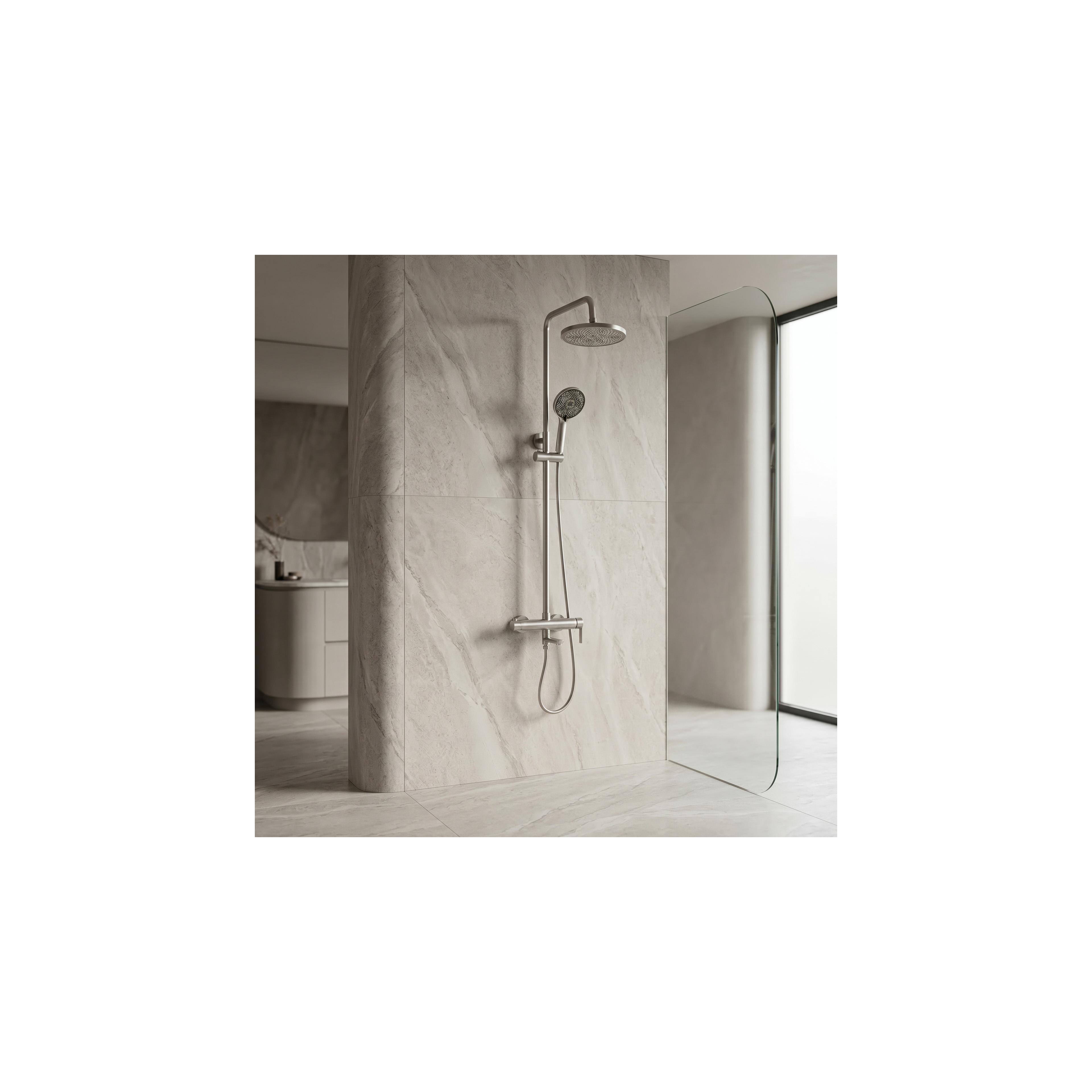 Shower Set Rea Arcos brush nickle