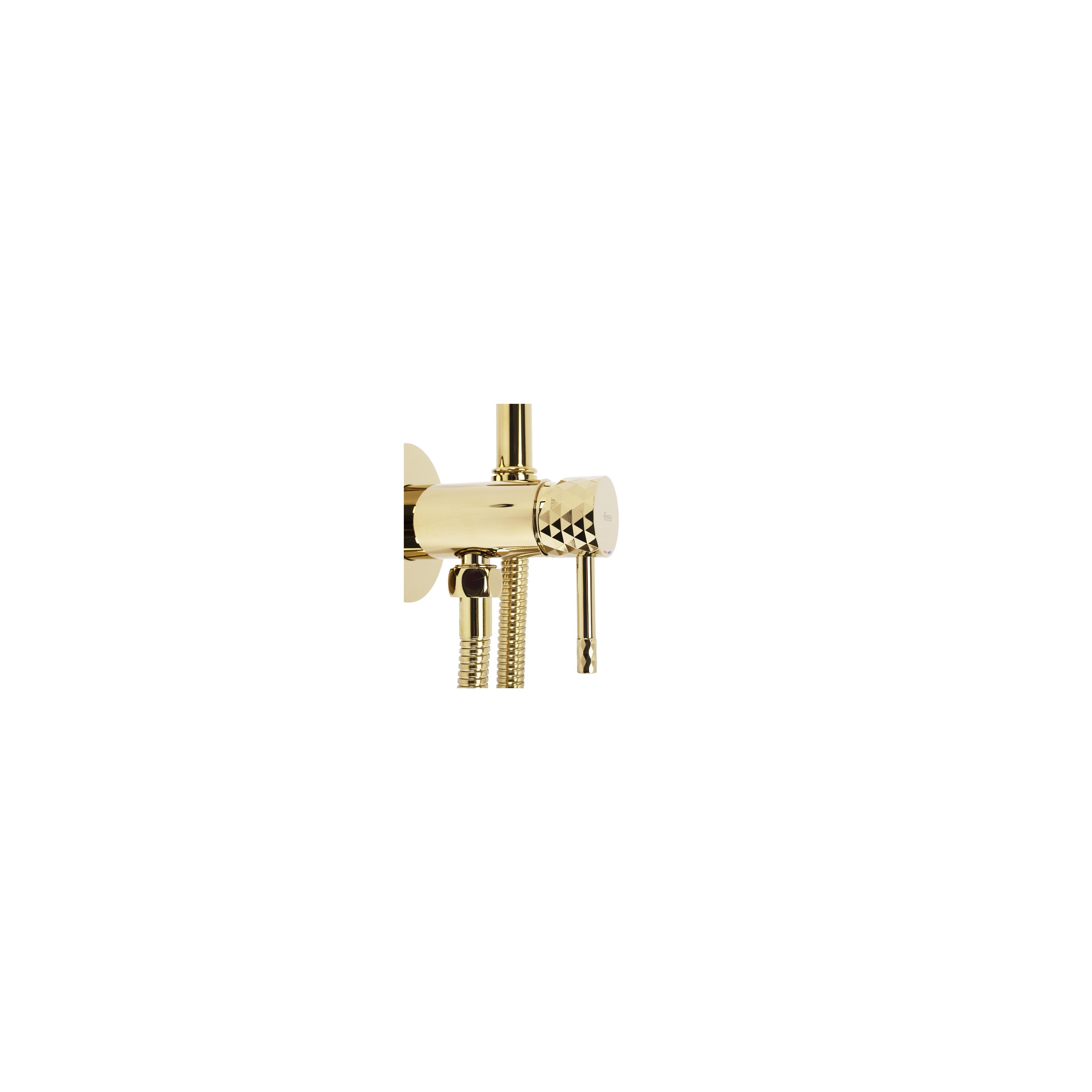 ROBINET DE BIDET ENCASTRÉ REA  Lungo LOOP Diamond Gold