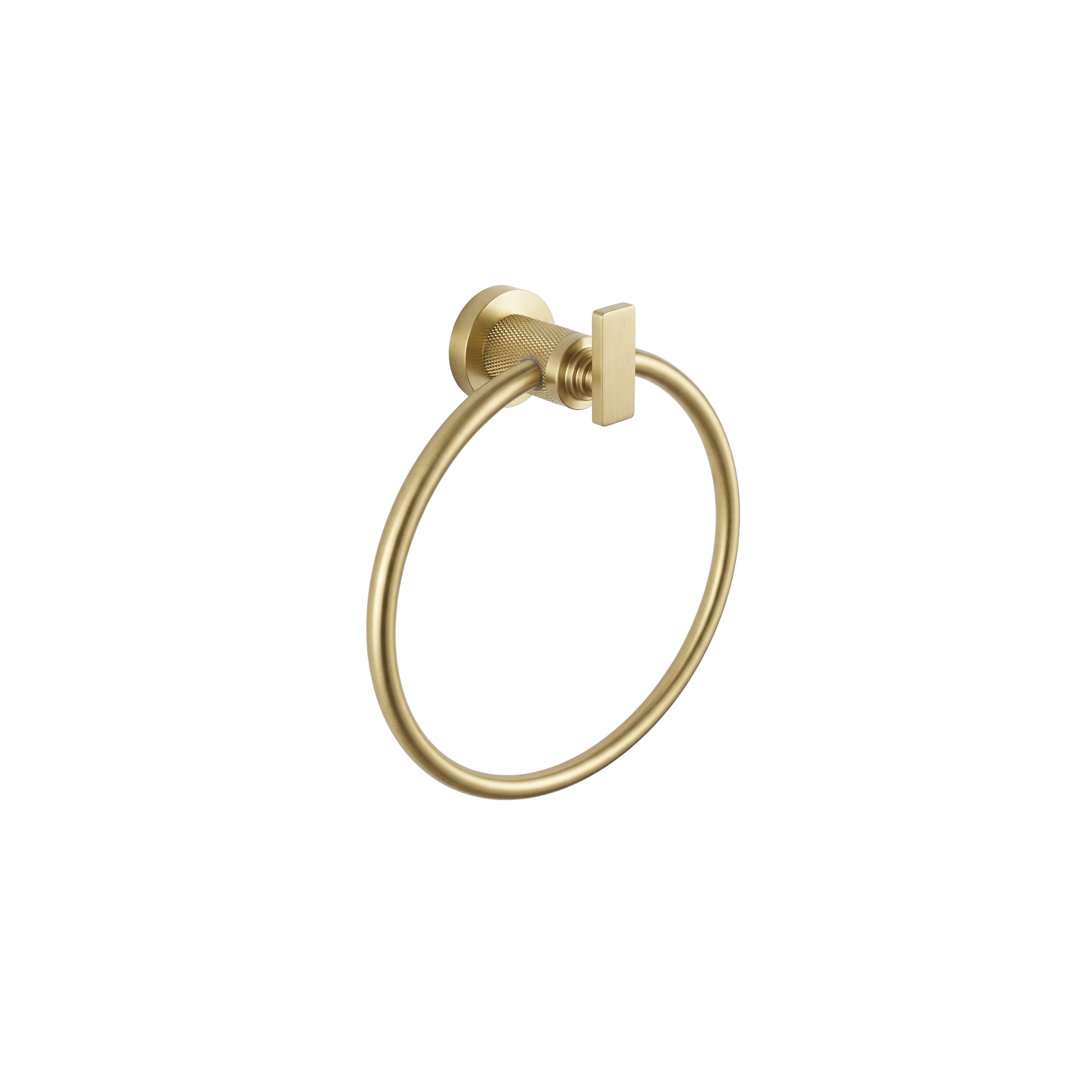 Wieszak łazienkowy Ring 81307 Virro Złoty Szczotkowany