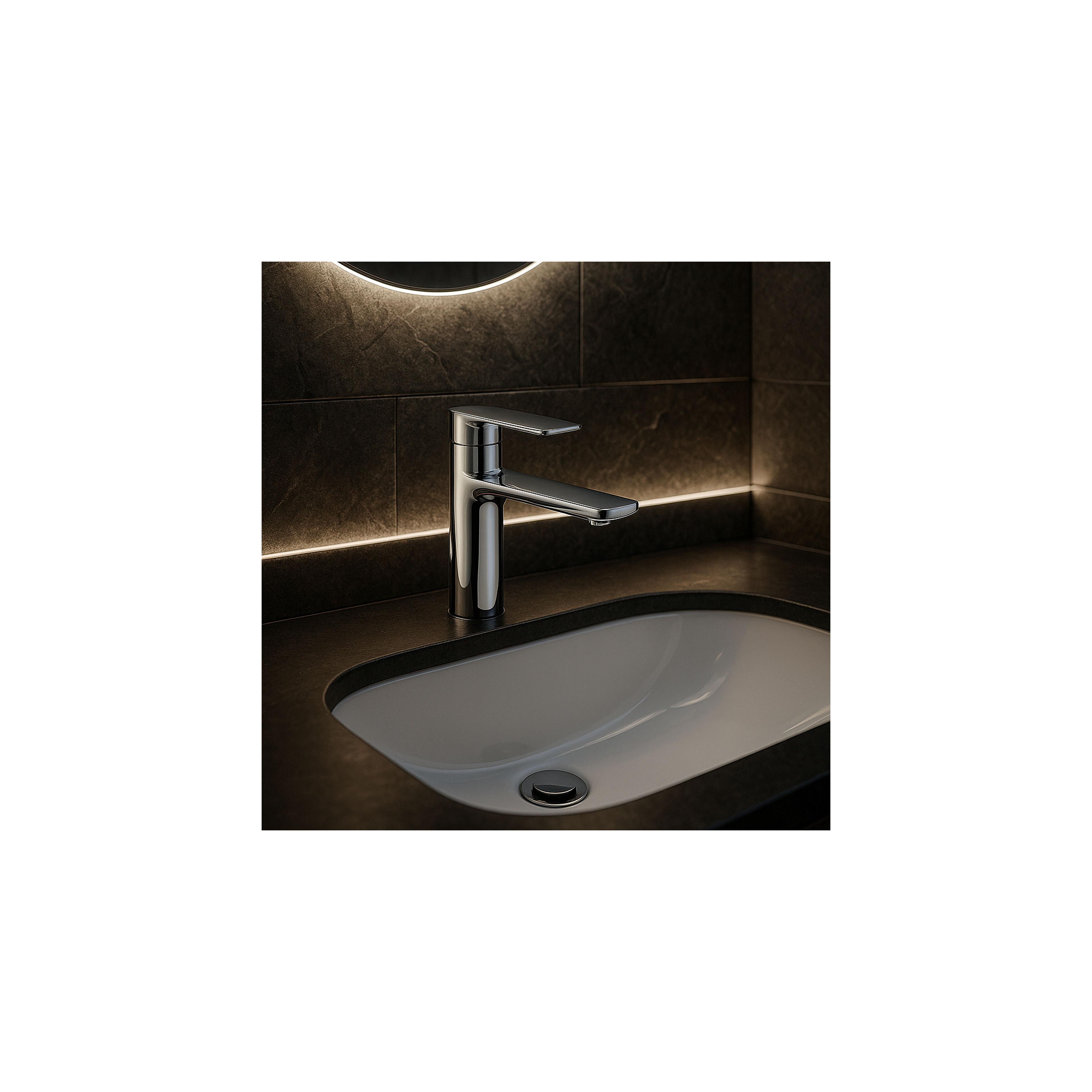 Bathroom faucet REA Storm Chrom Low