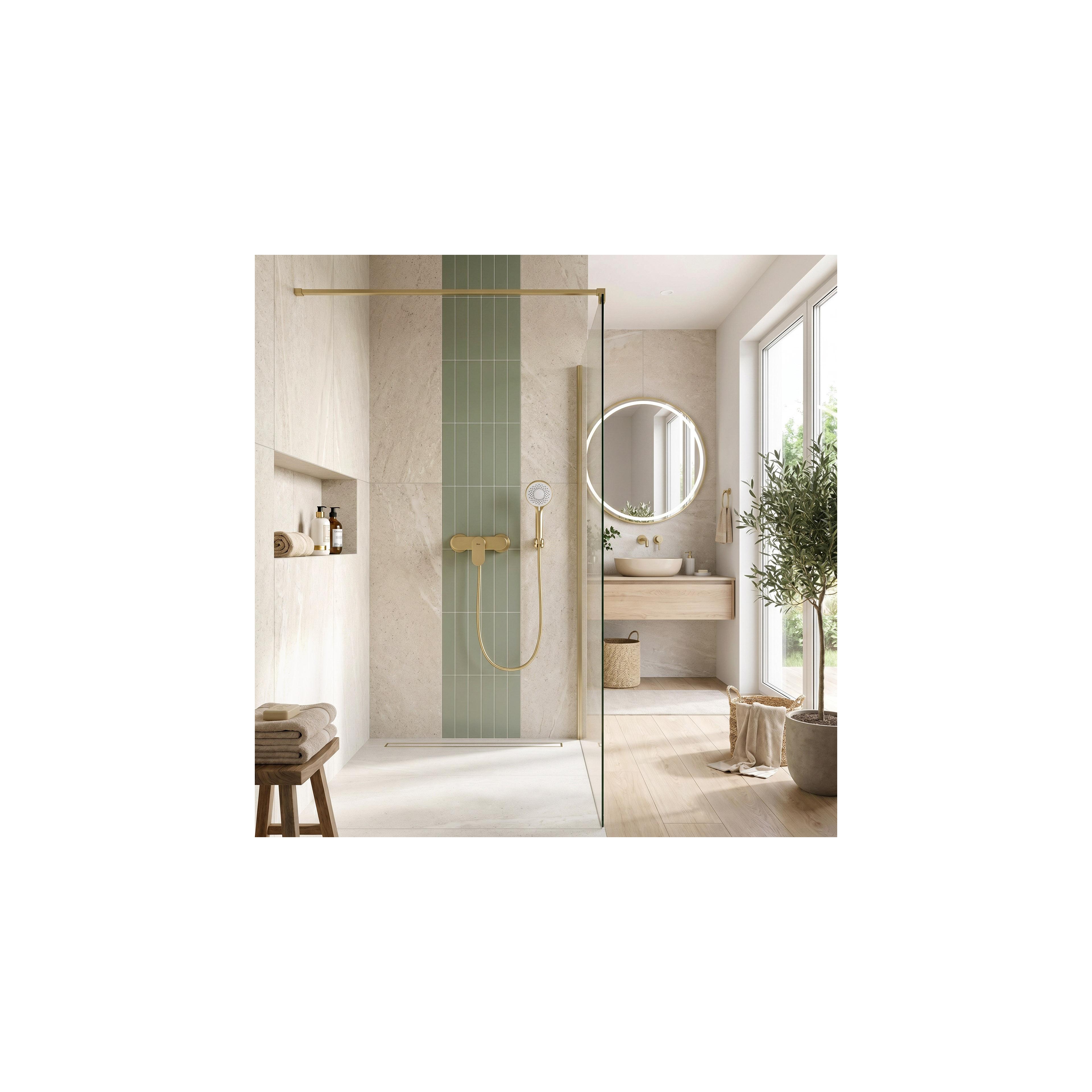 Shower faucet REA DROP Brush Gold