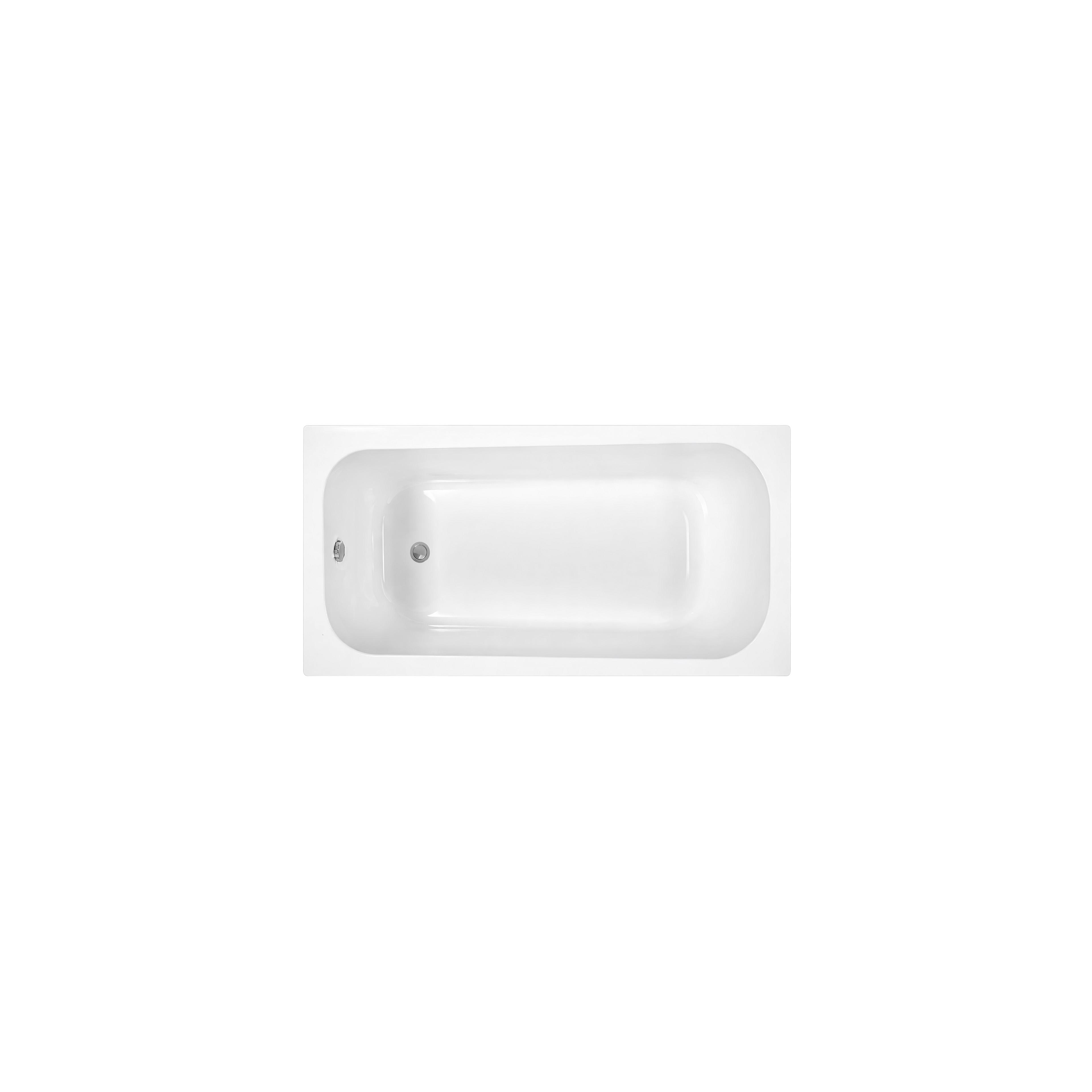 Built-in acrylic bathtub Rea Gloria 130