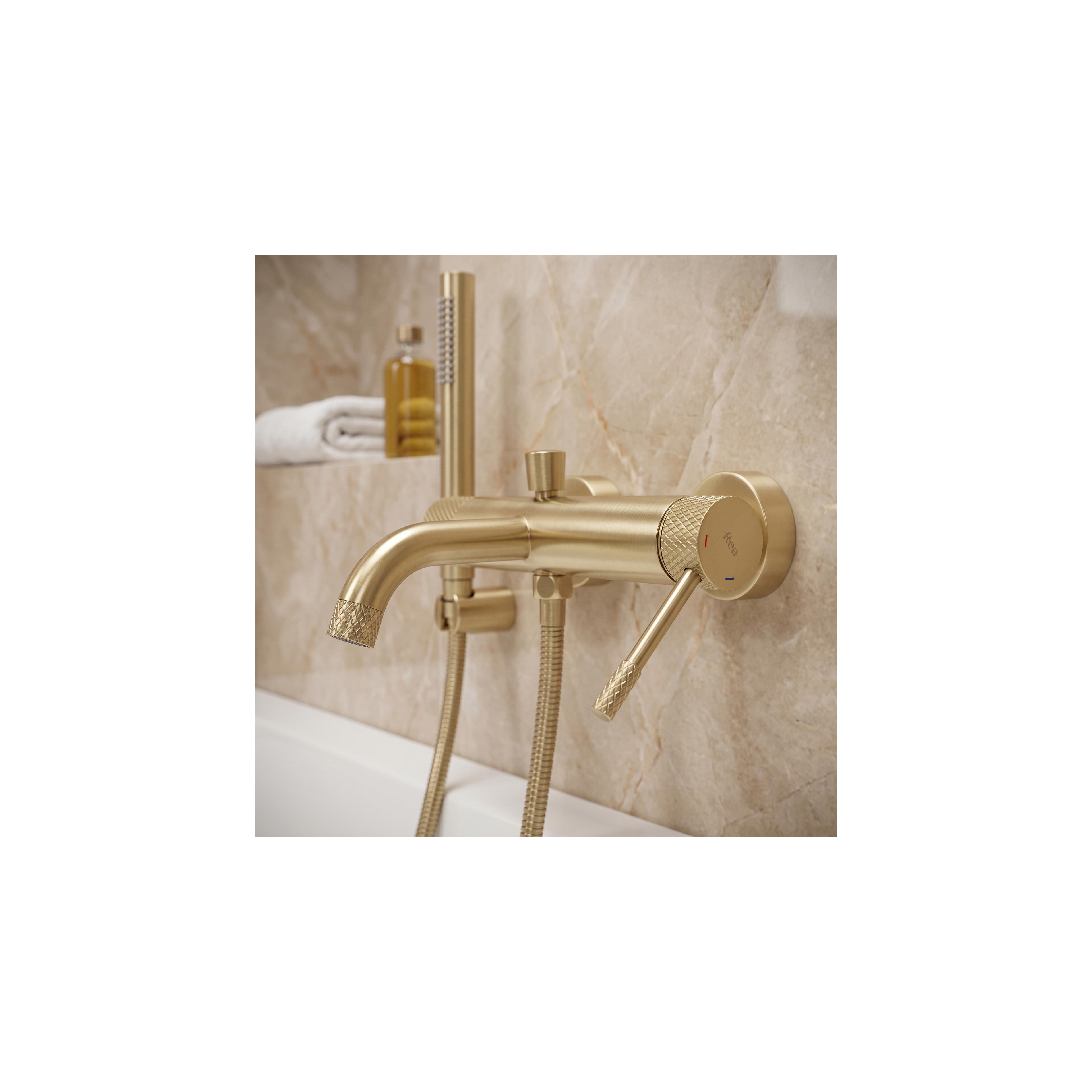 Bath faucet REA Venti Brush Gold