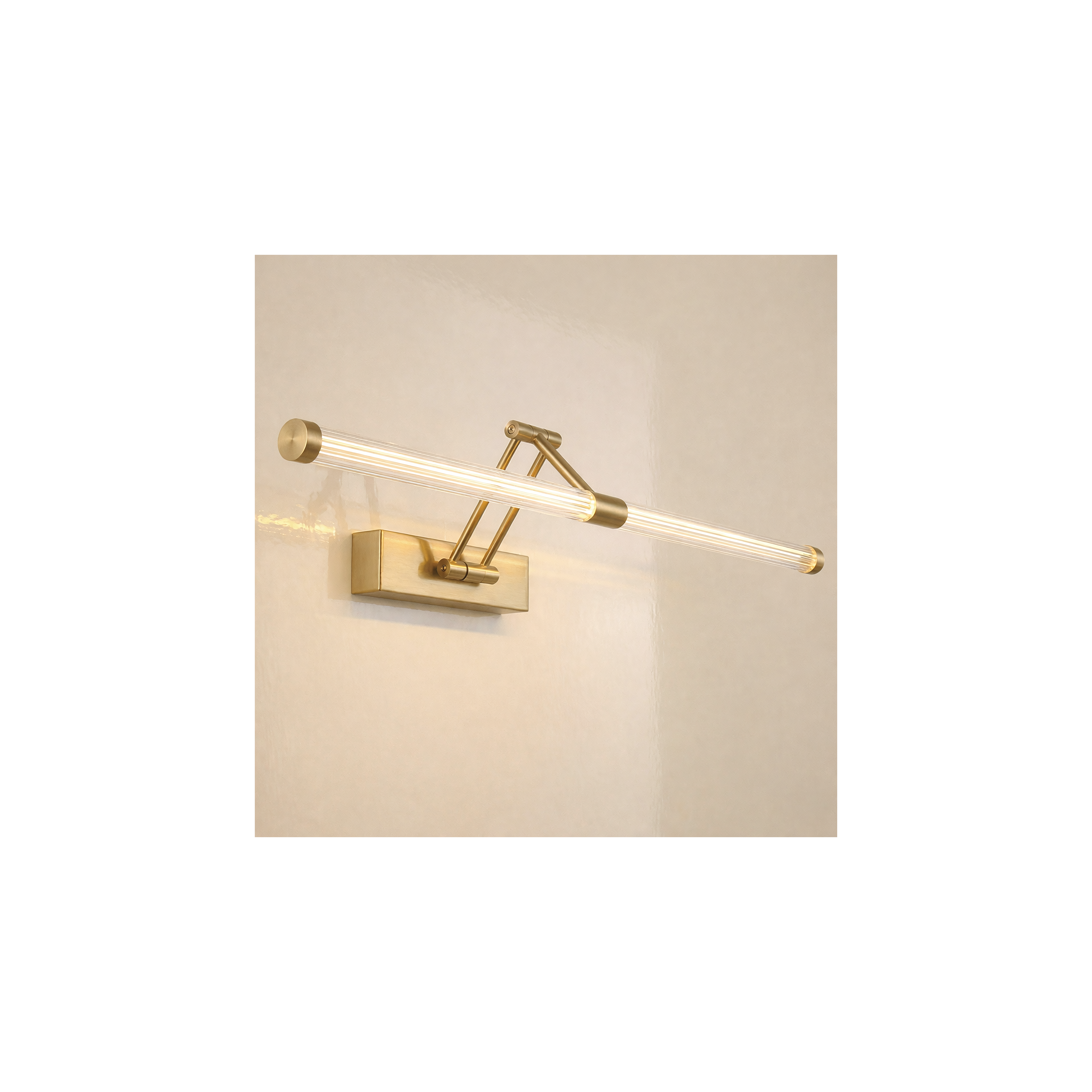Bad LED-Wandleuchte APP1900-1W 60cm BRUSH GOLD