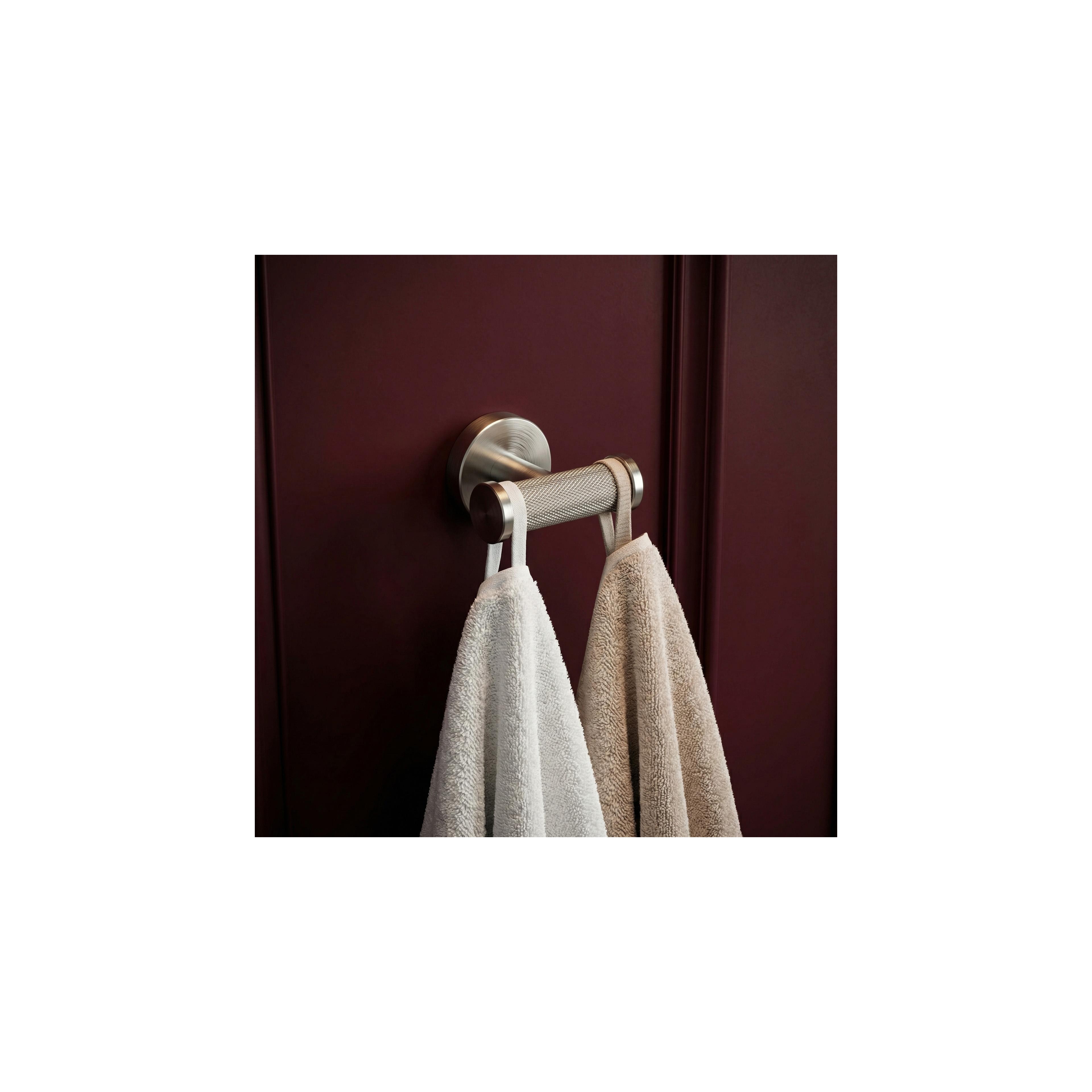 Double hanger 6612 Modern Brush Nickel