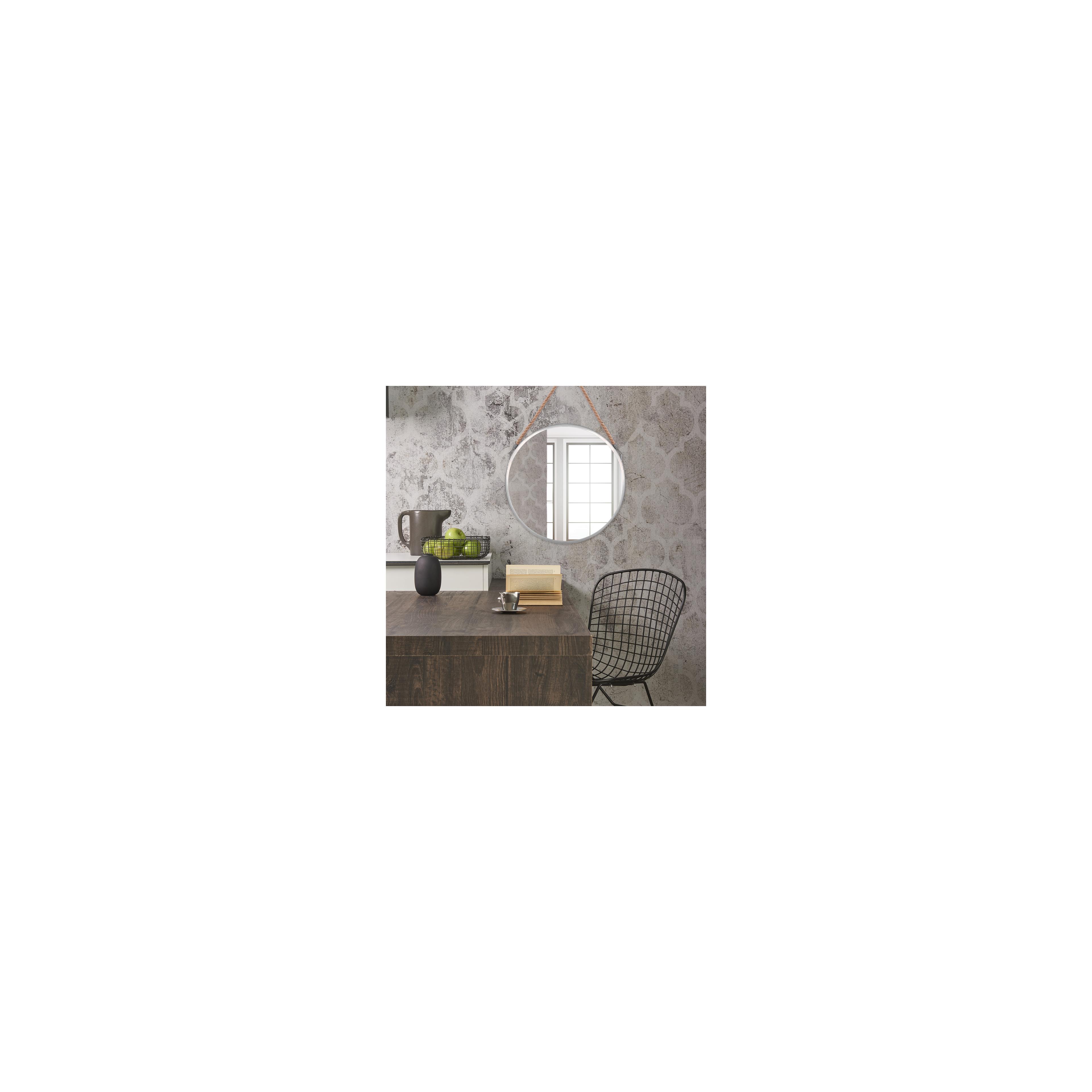 OKRUHLE ZRKADLO 40CM silver KLMH-0410S-1