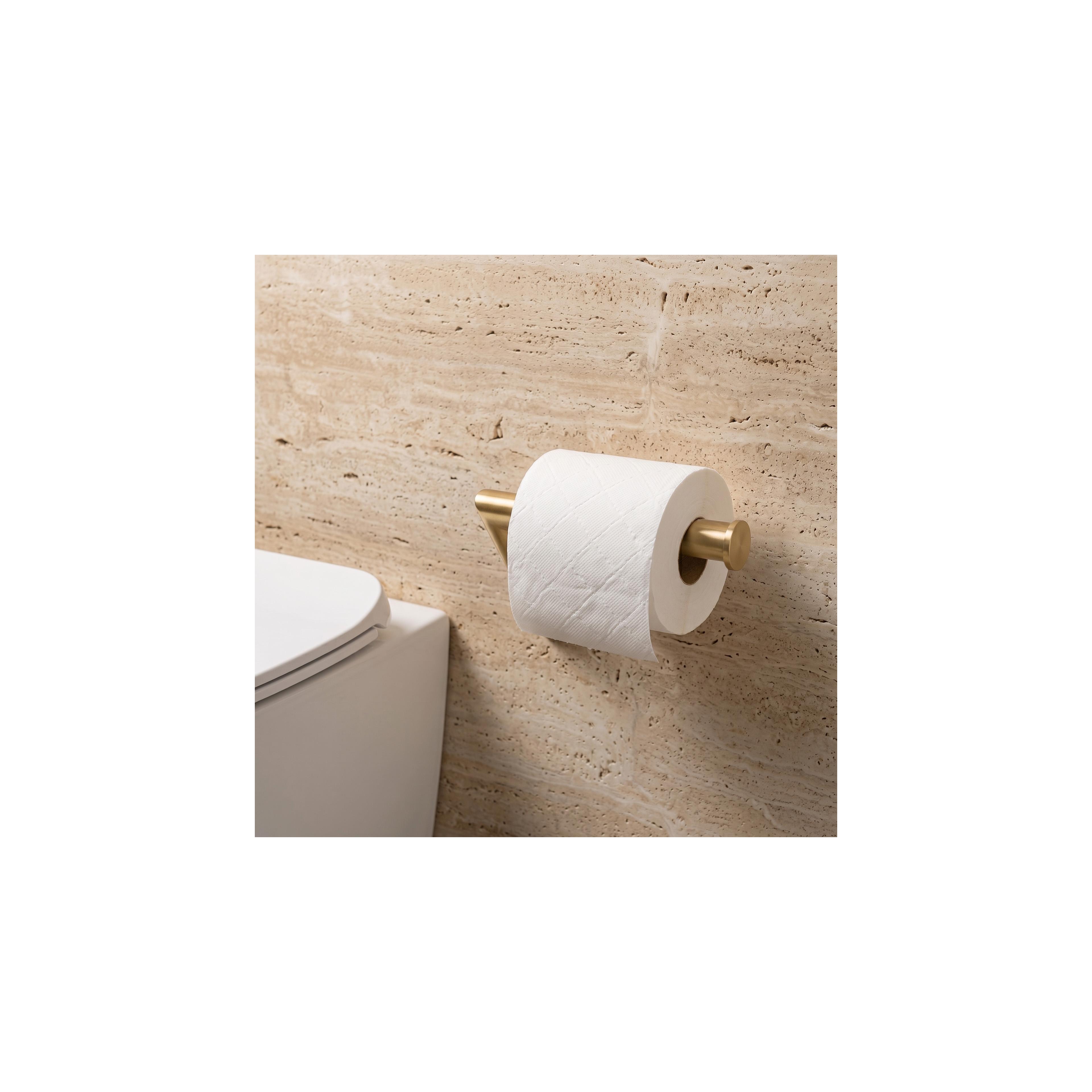 Toilet paper holder Will Brush Gold