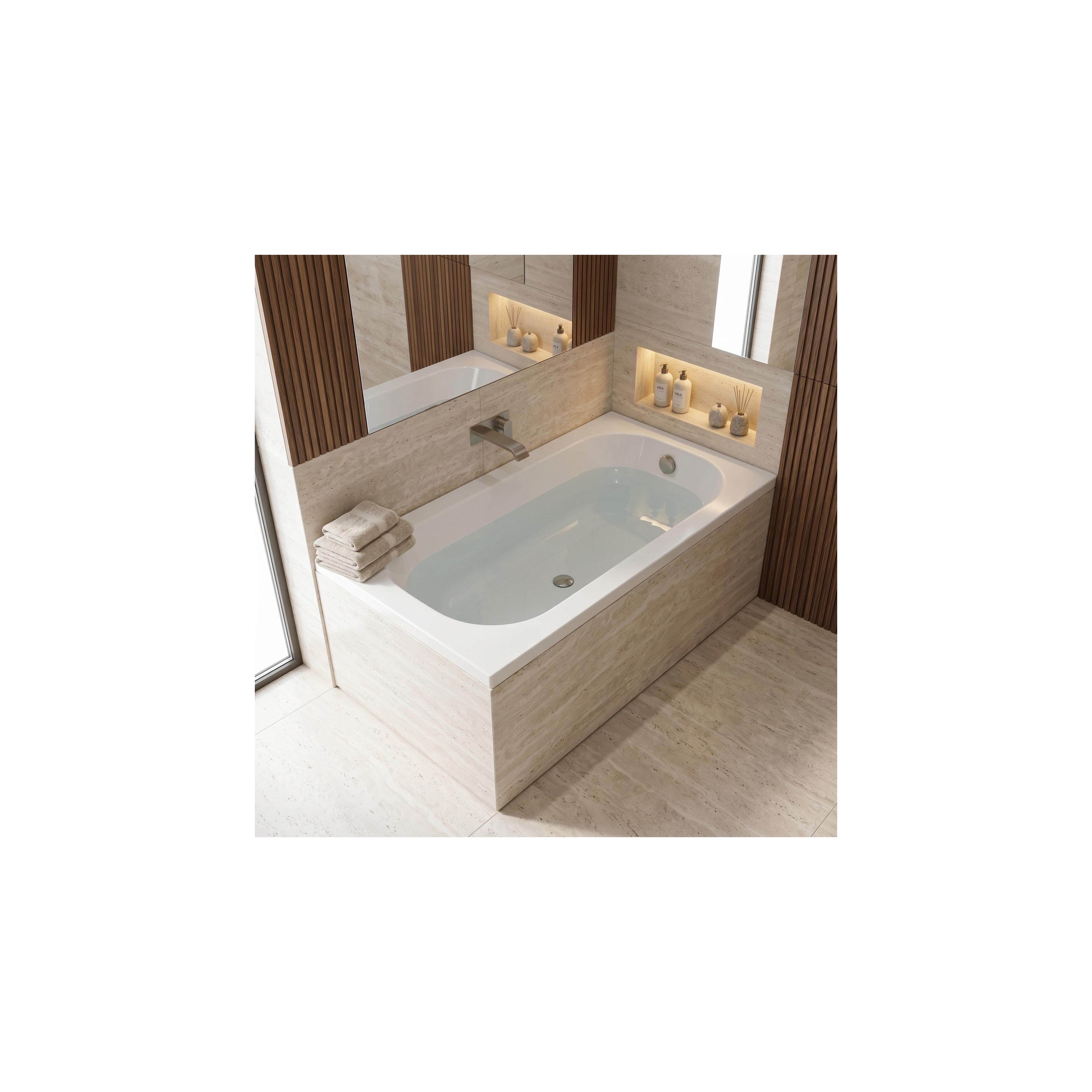 Built-in acrylic bathtub Rea Gloria 140