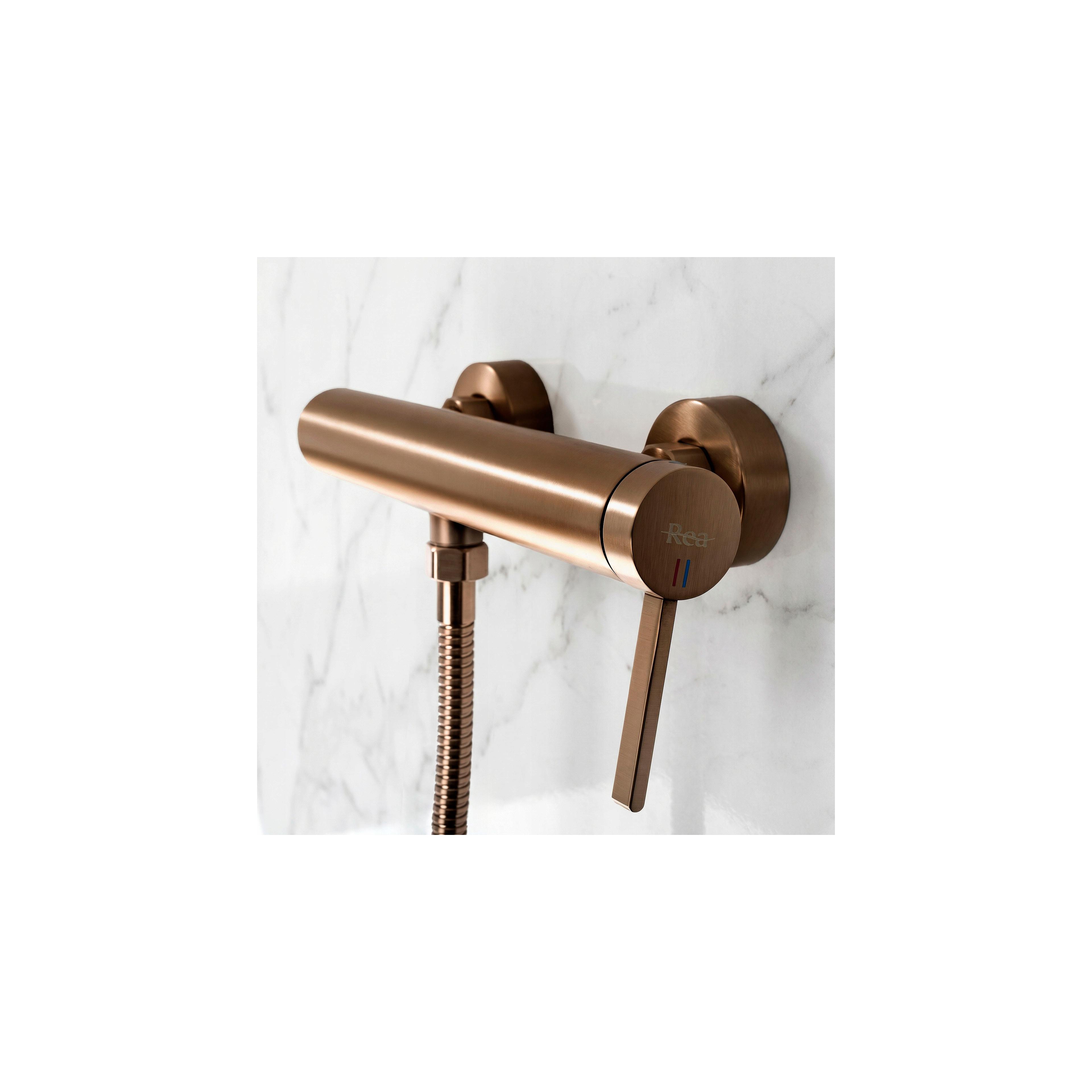Shower hose Rea Brush Copper 150 cm