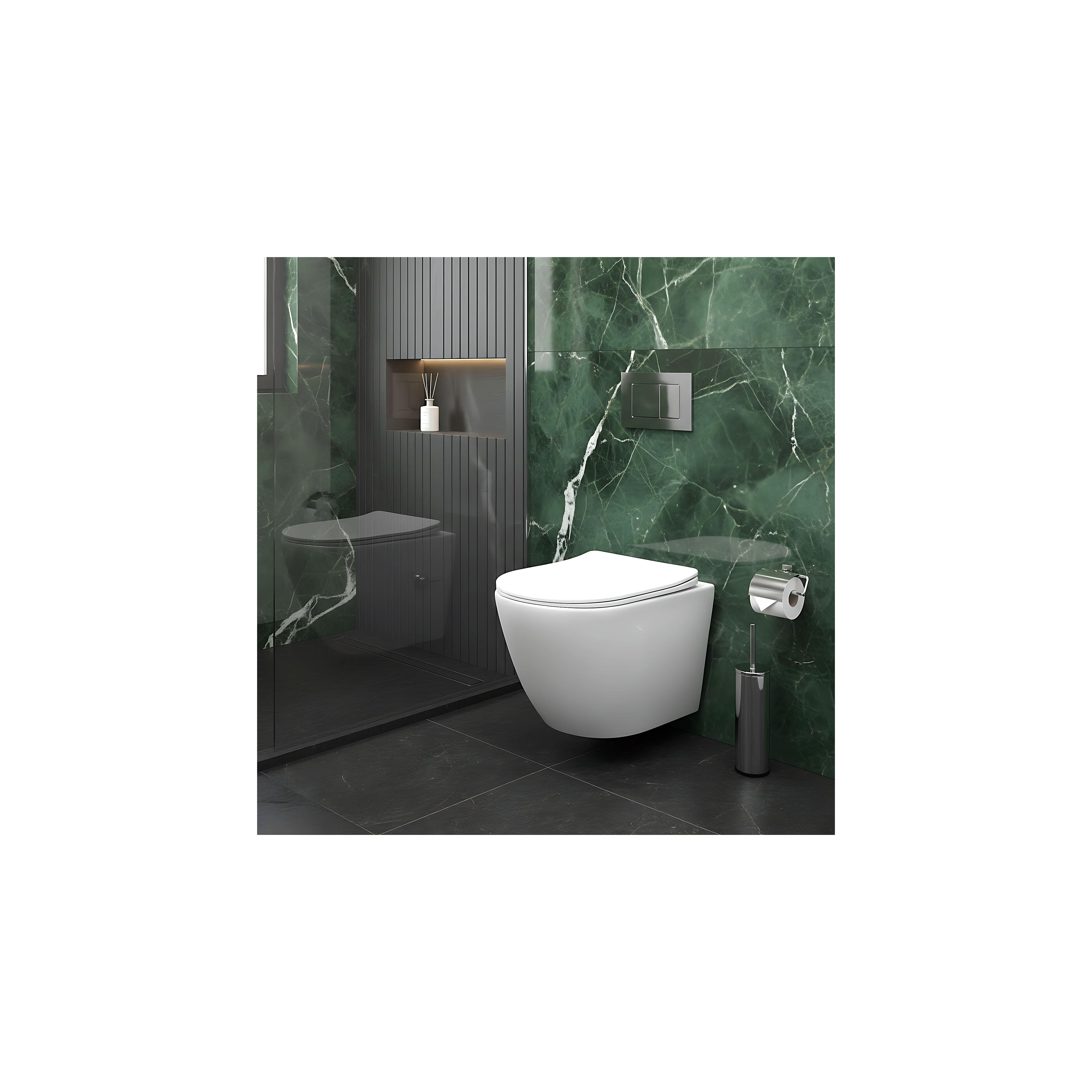 toilet bowl REA Carlo Lux Rimless with bidet function